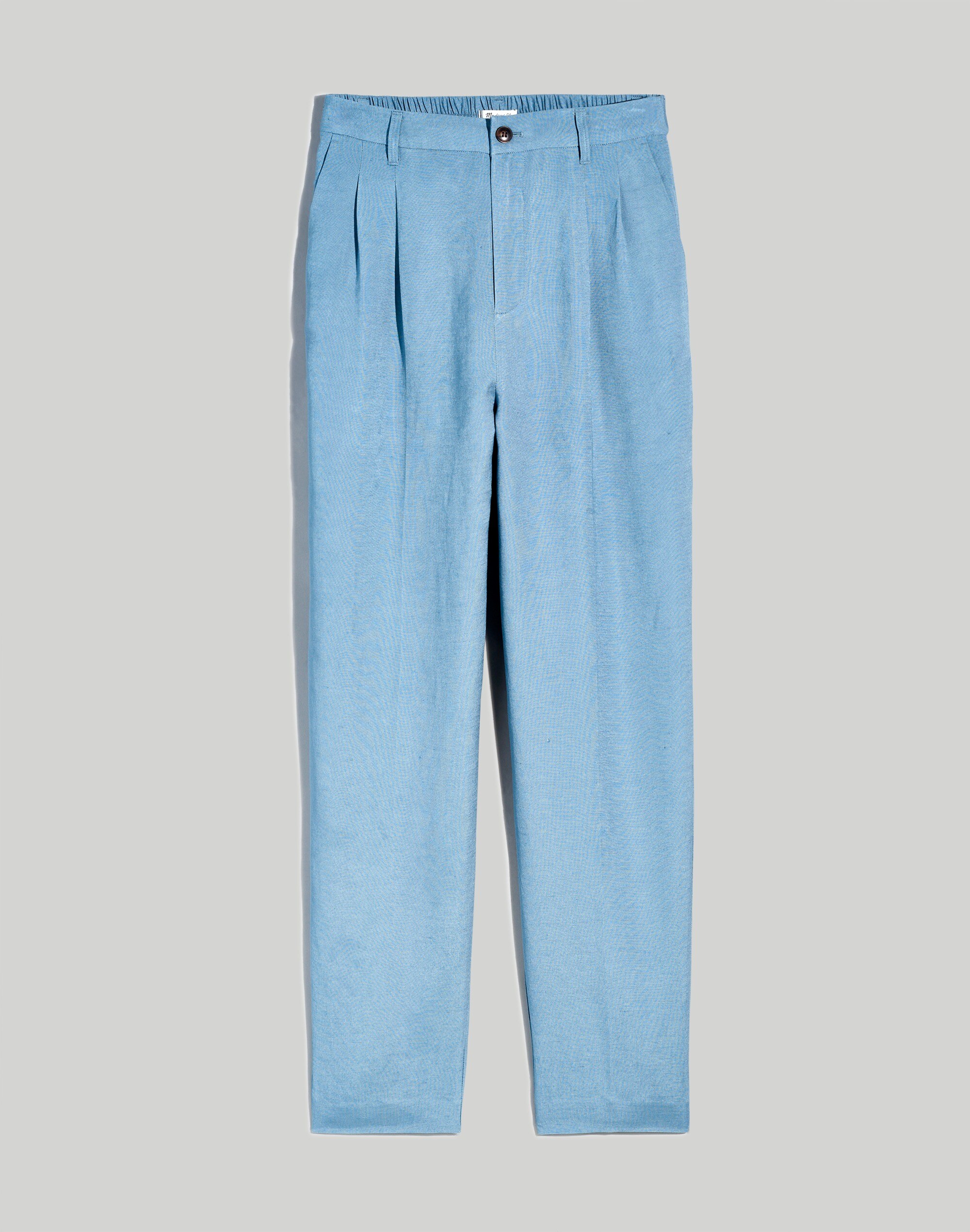 The Tailored Tapered Pant in Linen-Blend
