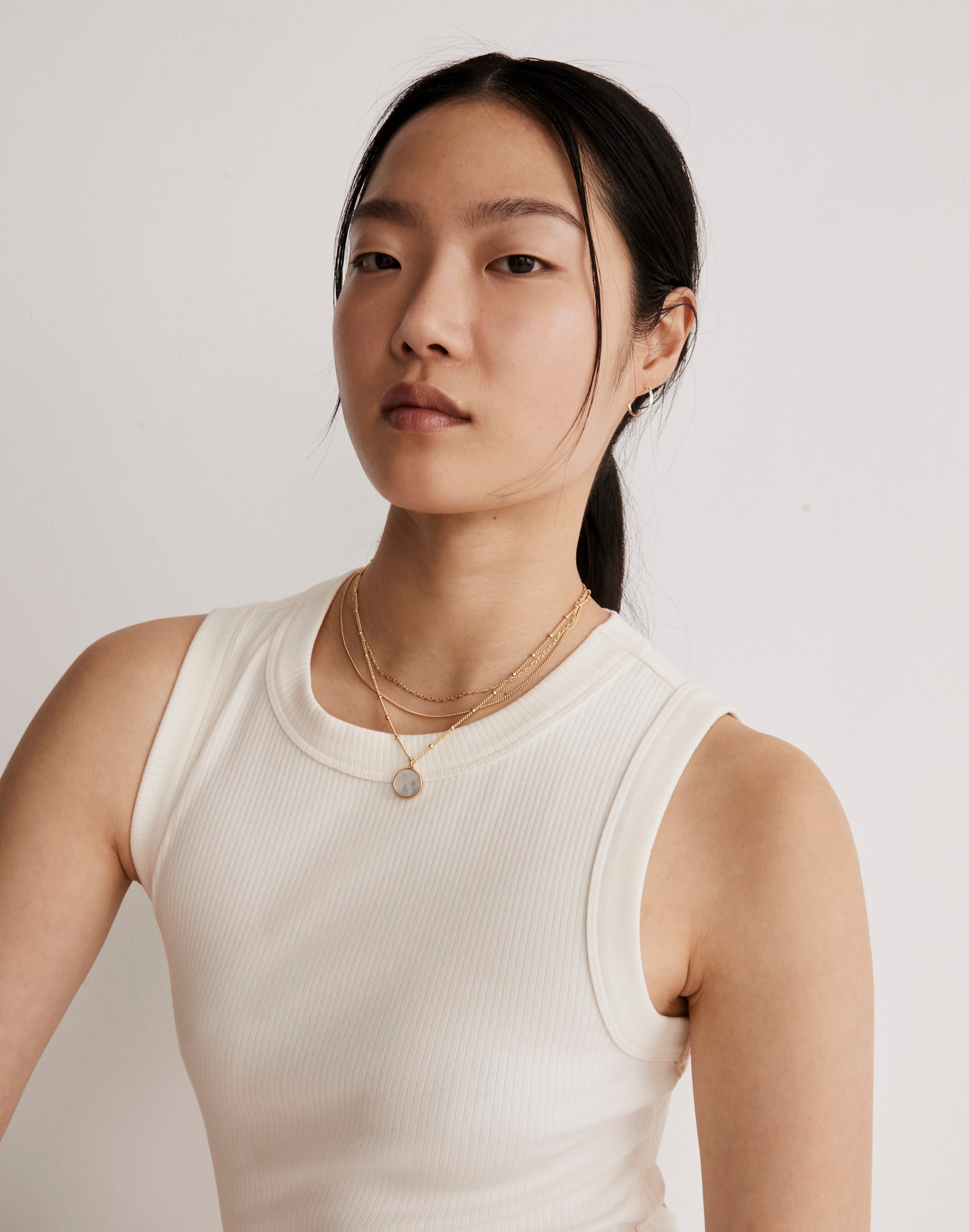 Three-Pack Mother of Pearl Necklace Set