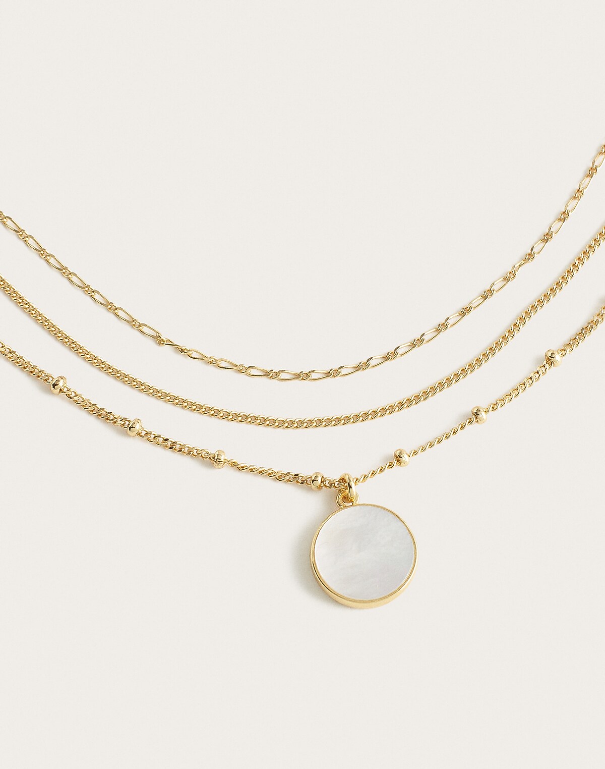 Three-Pack Mother of Pearl Necklace Set