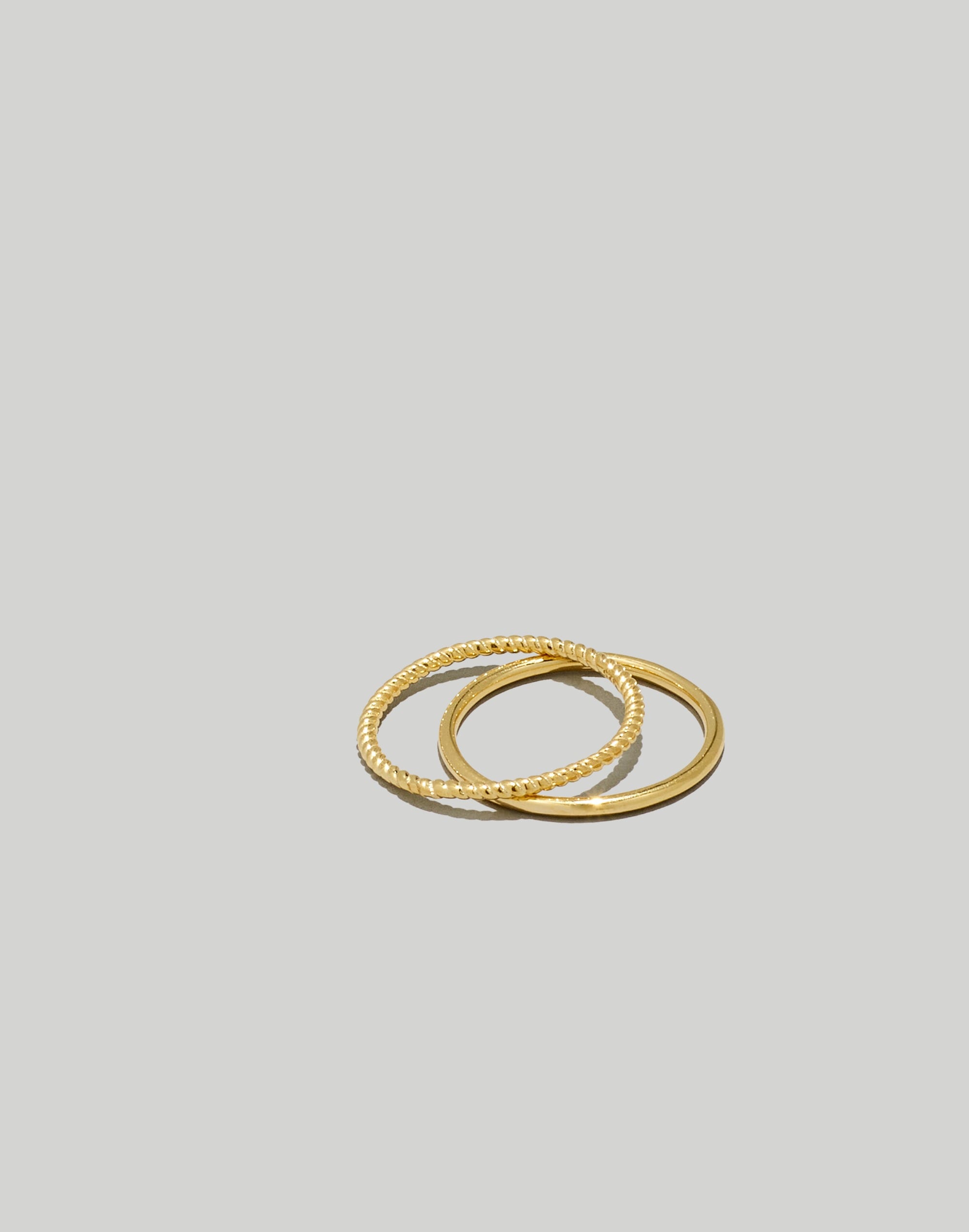 Delicate Collection Demi-Fine Rope Stacking Rings