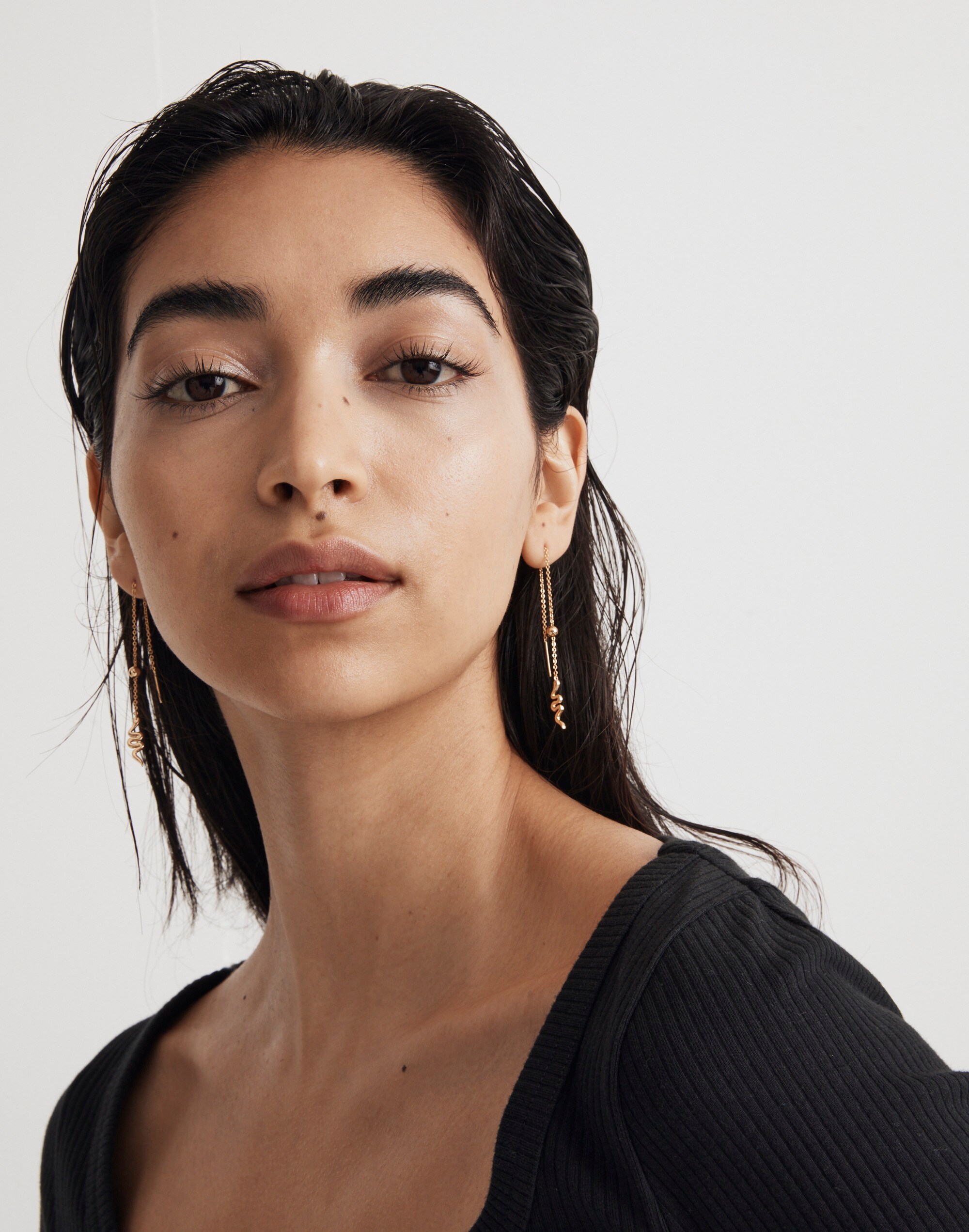 Snake Threader Earrings