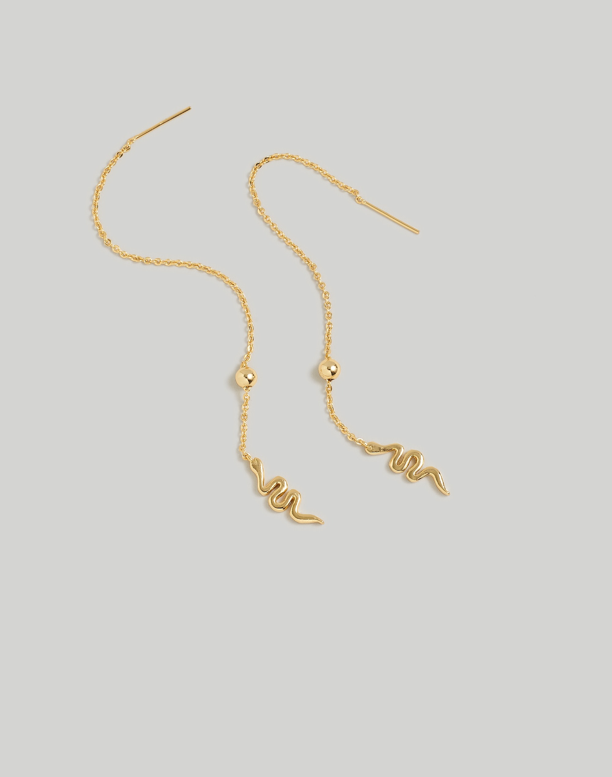 Snake Threader Earrings