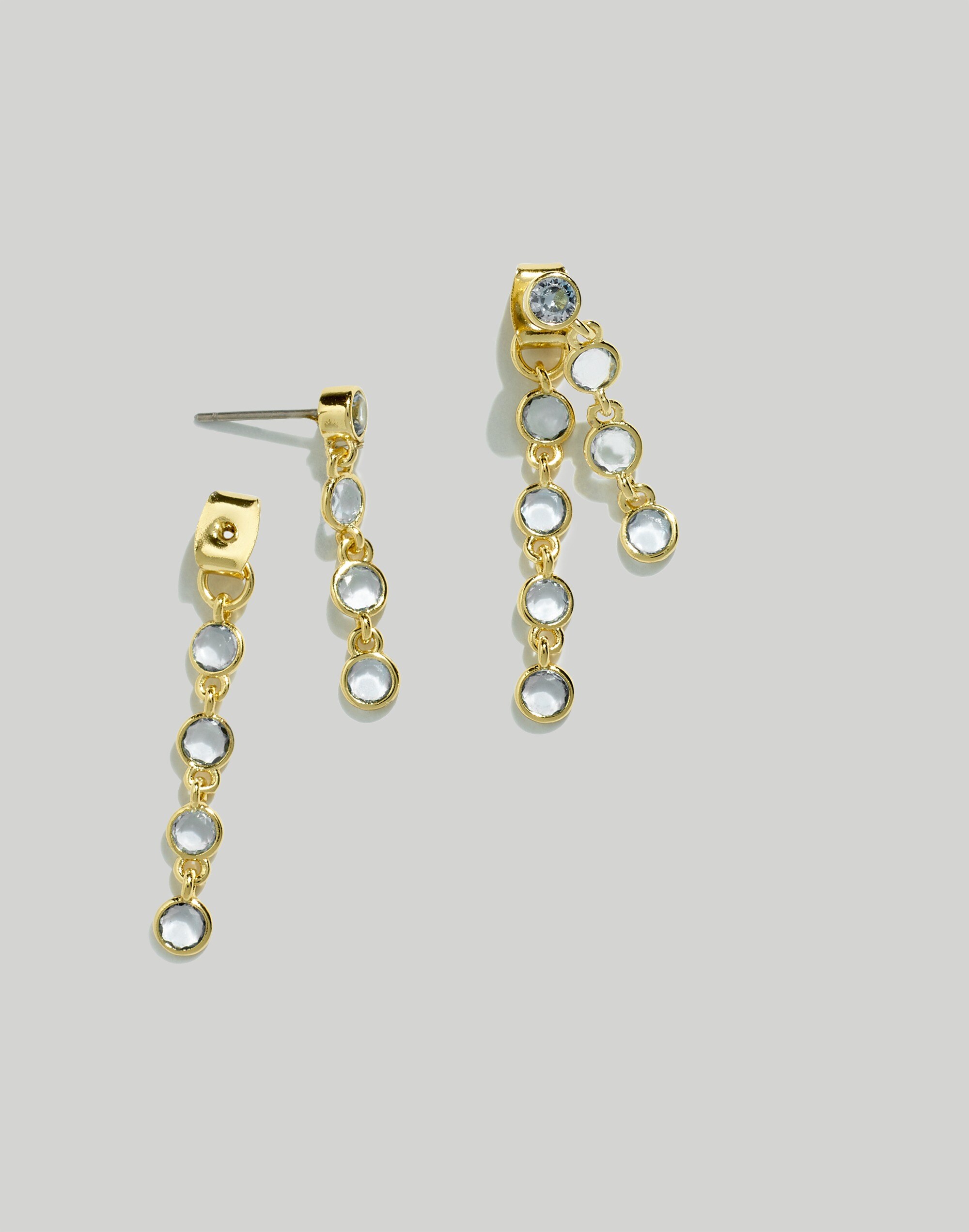 Stacked Stone Earrings