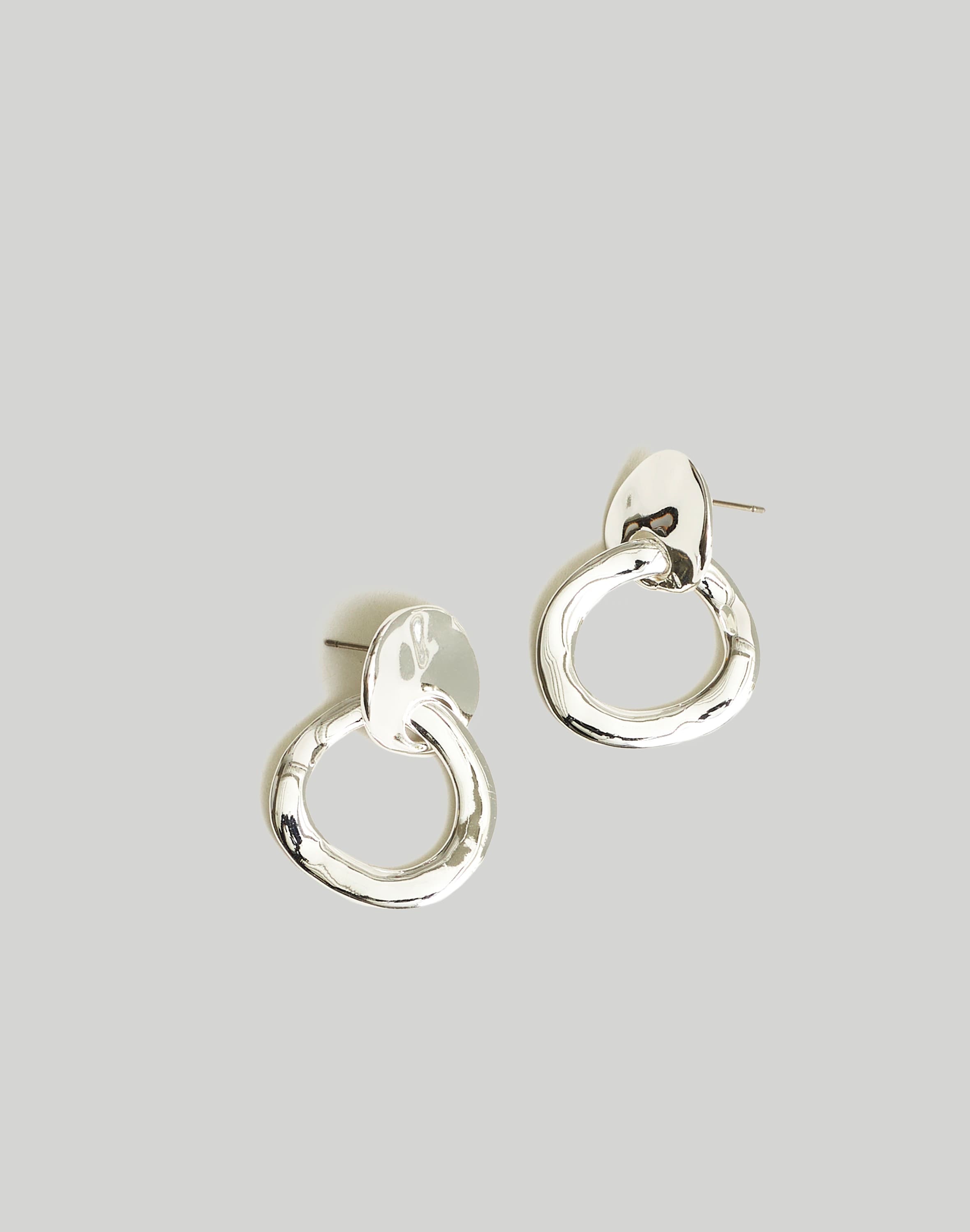 Organic Circle Earrings