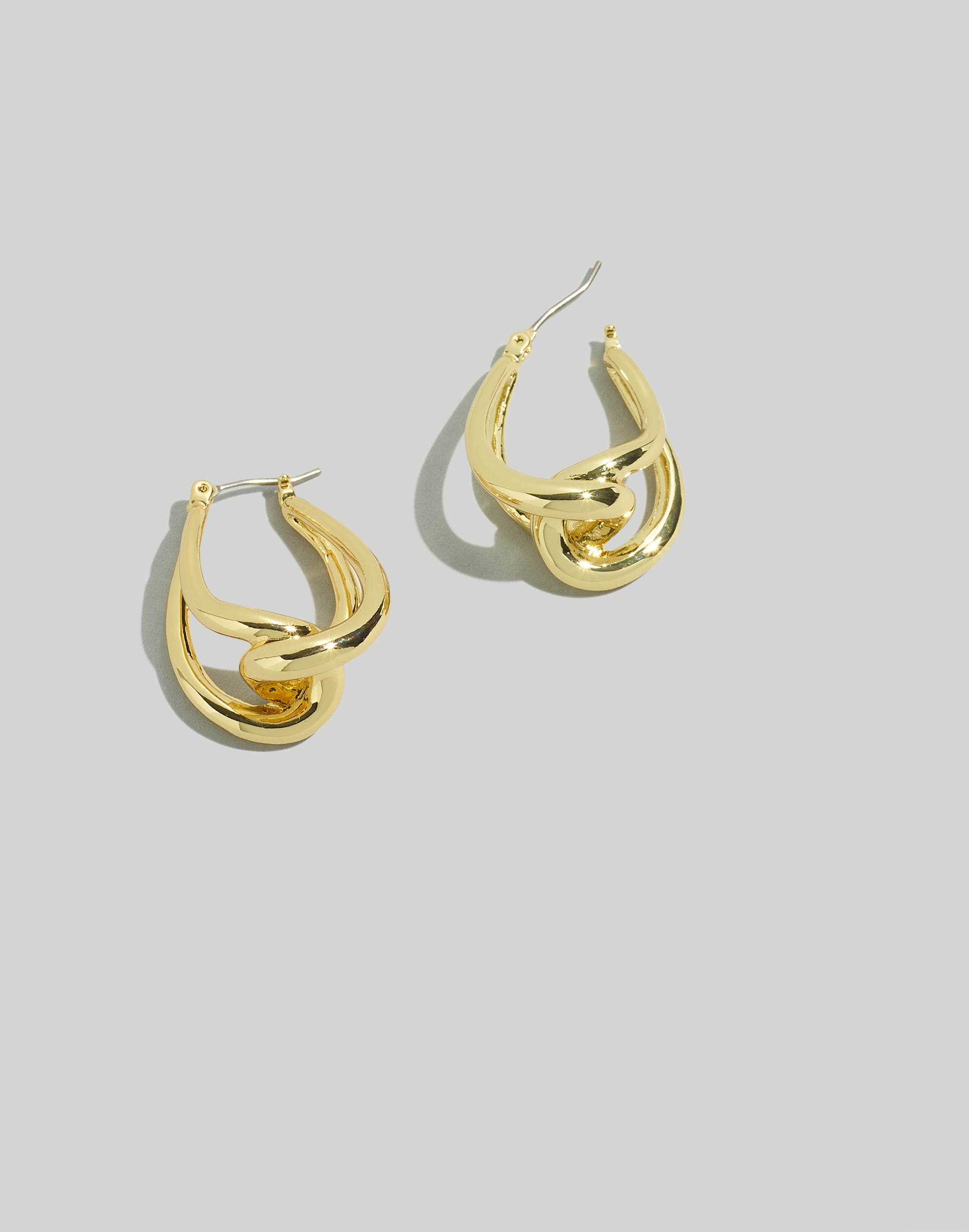 Vintage Knot Hoop Earrings
