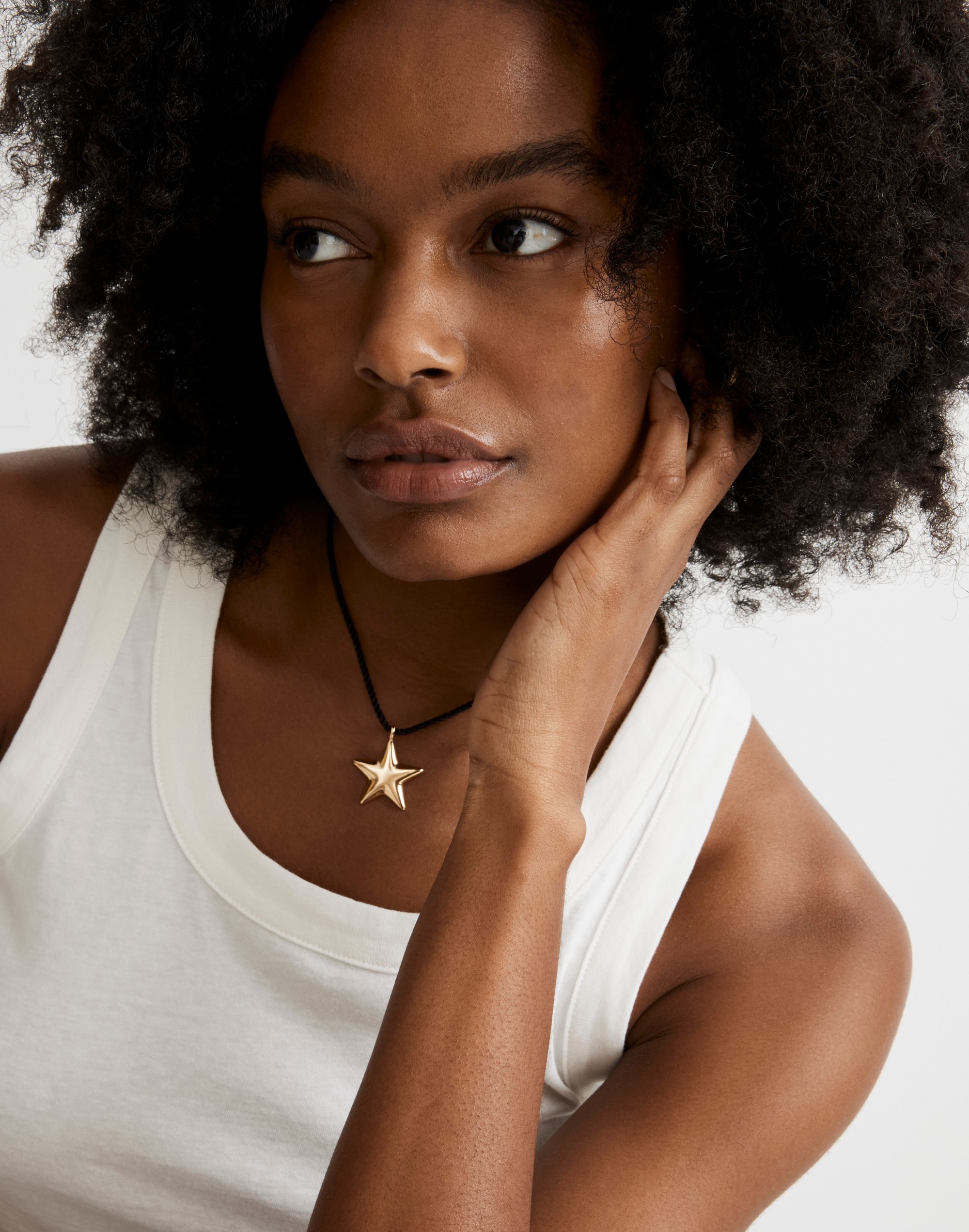 Star Cord Choker Necklace