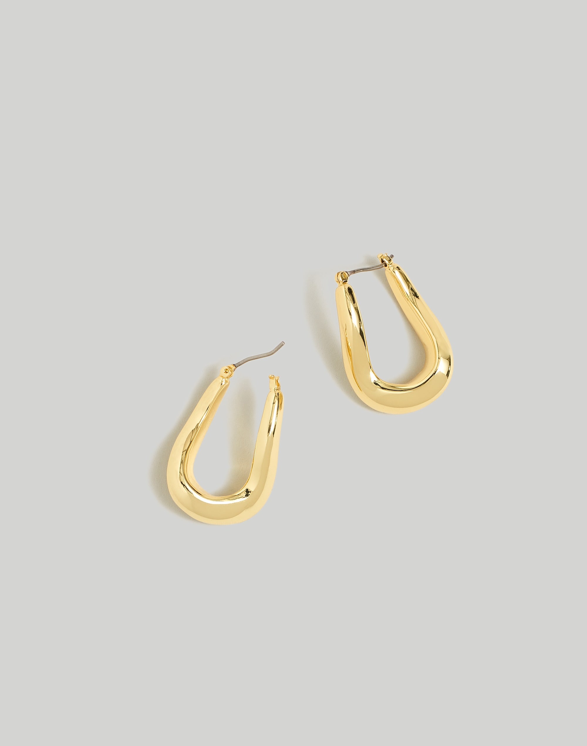 Twisted Puff Hoop Earrings Hoop Earrings