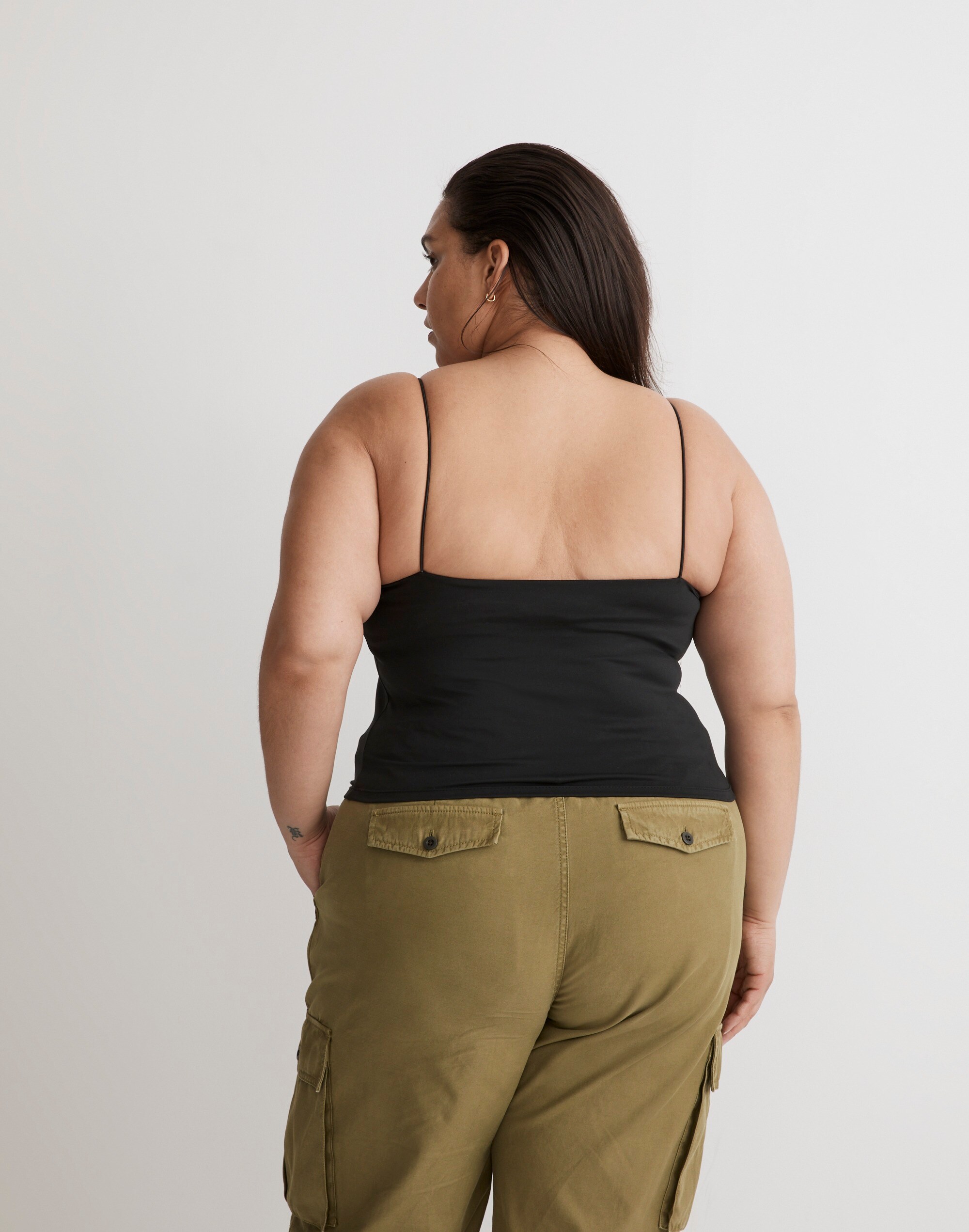 Plus Flex Sweetheart Crop Tank Top