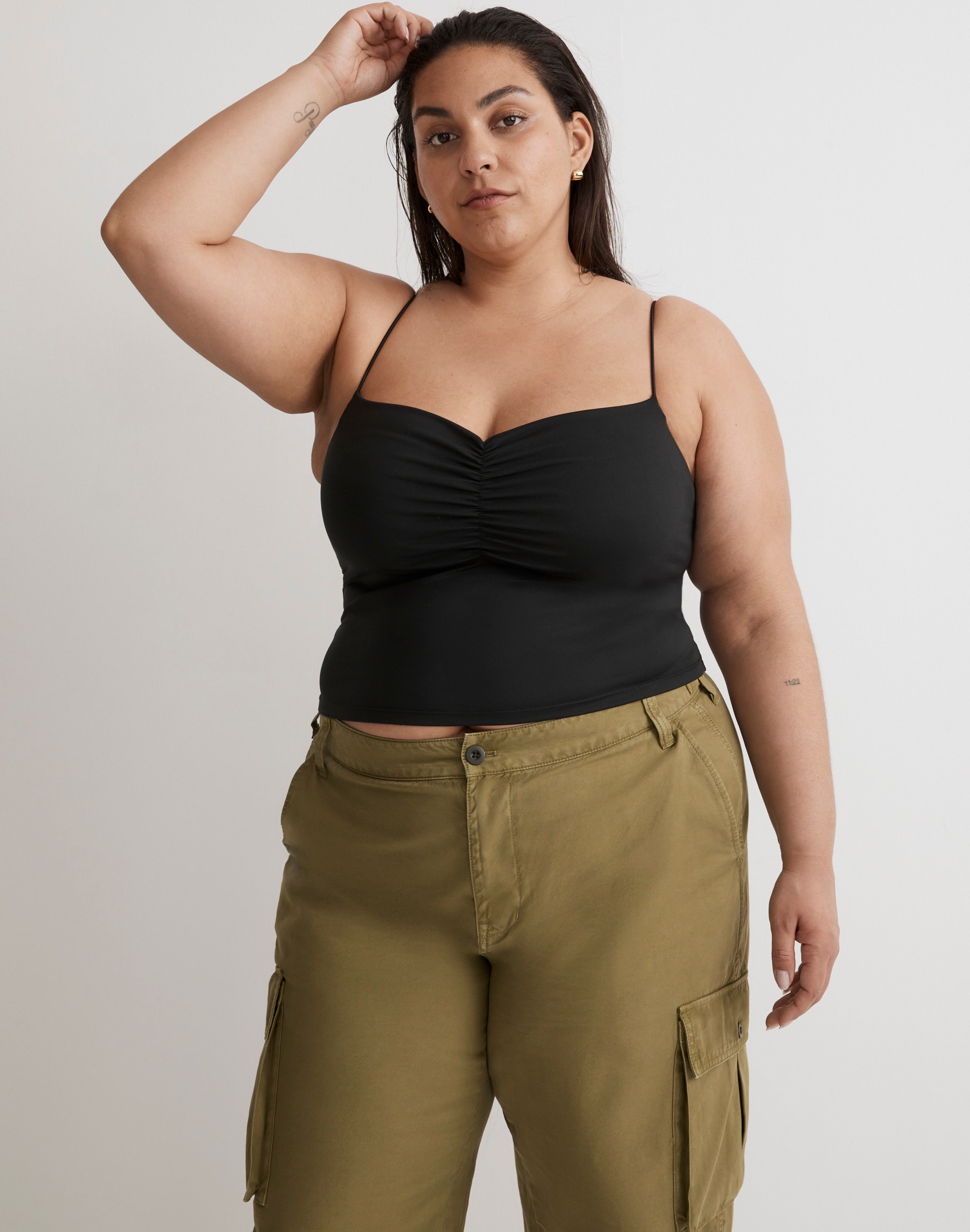 Plus Flex Sweetheart Crop Tank Top