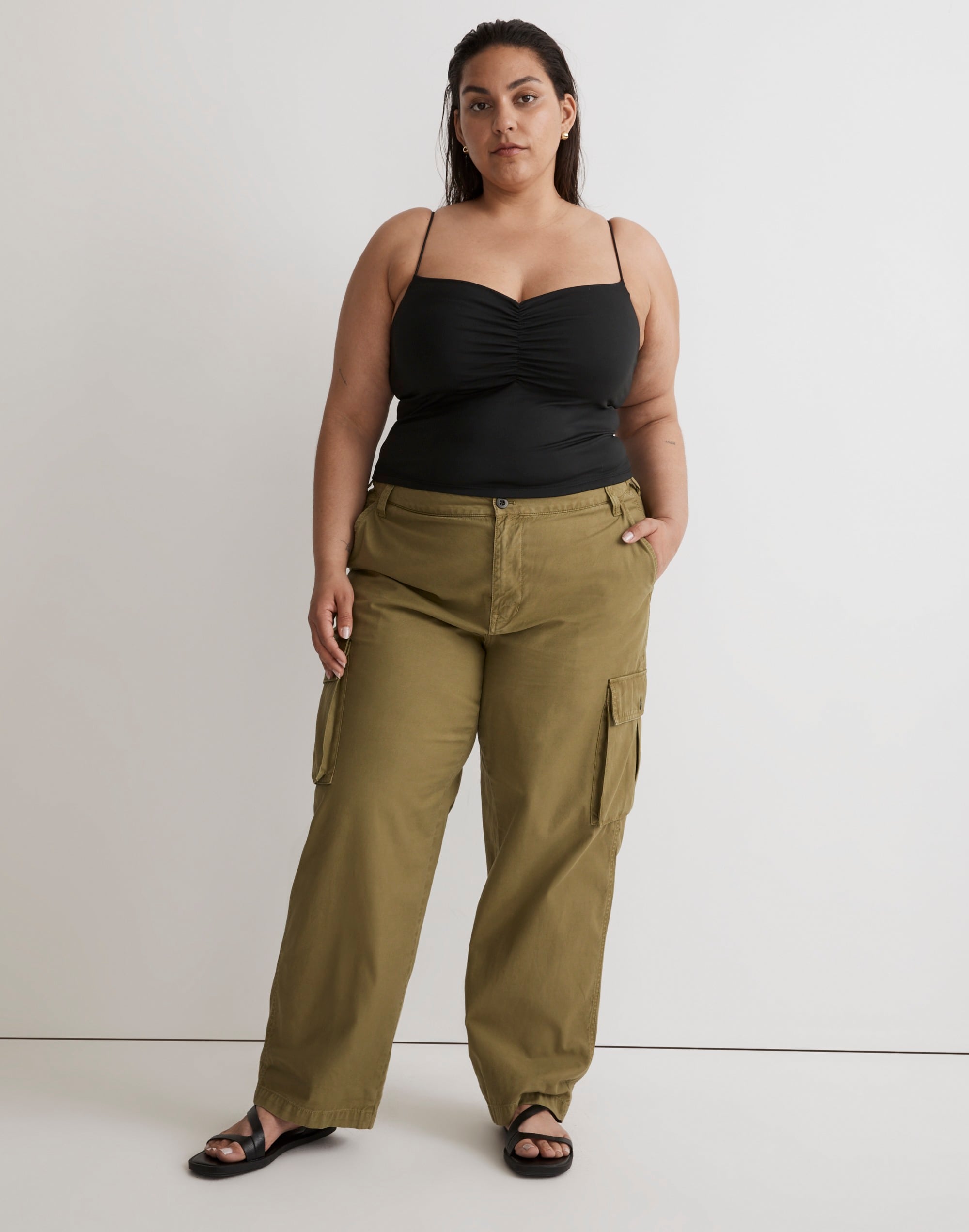 Plus Flex Sweetheart Crop Tank Top