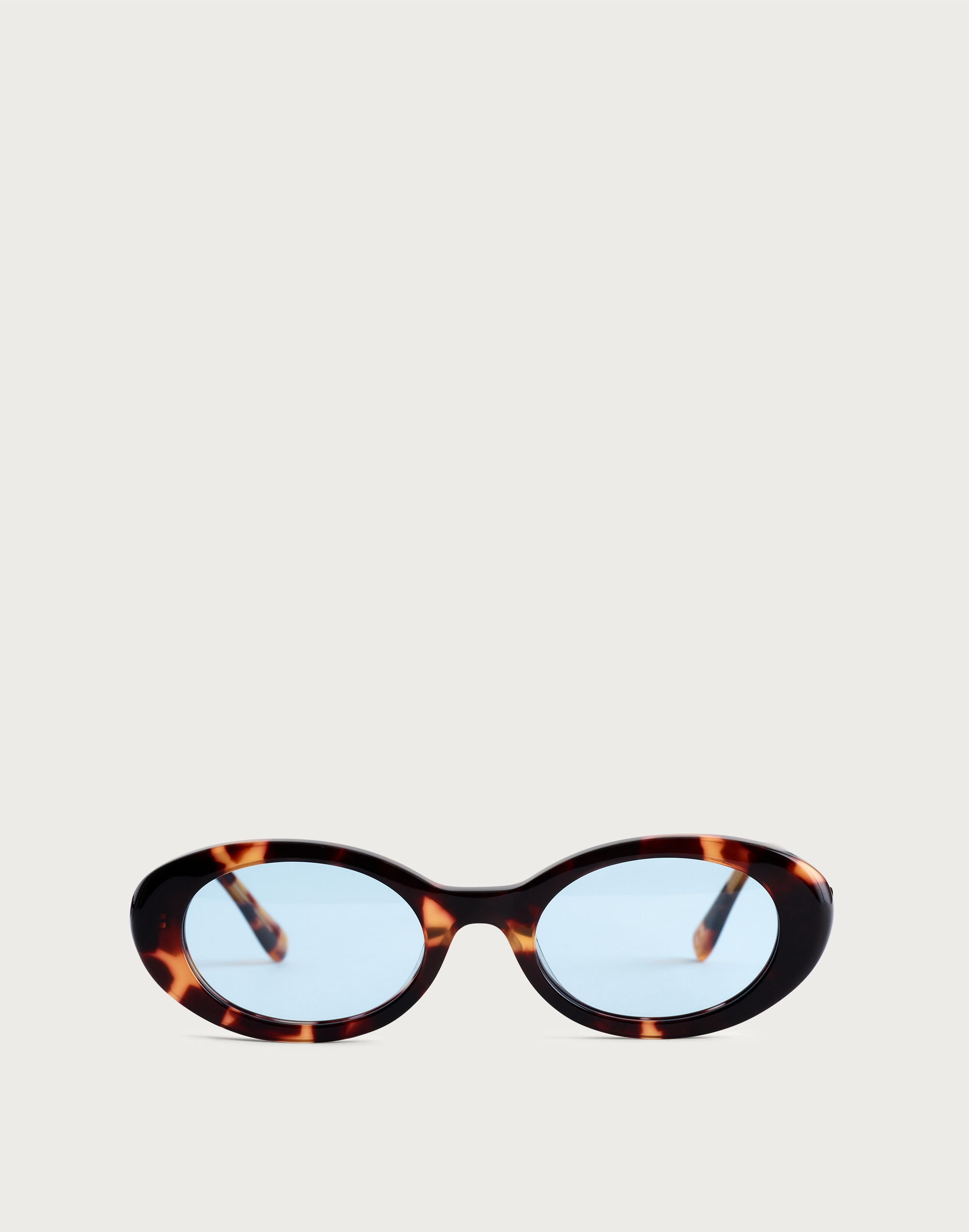 Madewell Russell Oval Sunglasses In Brown