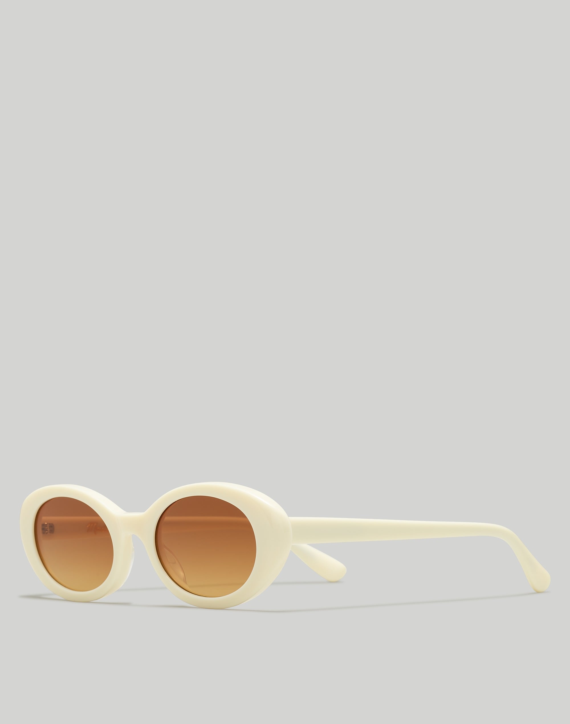 Mw Russell Oval Sunglasses In Neutral