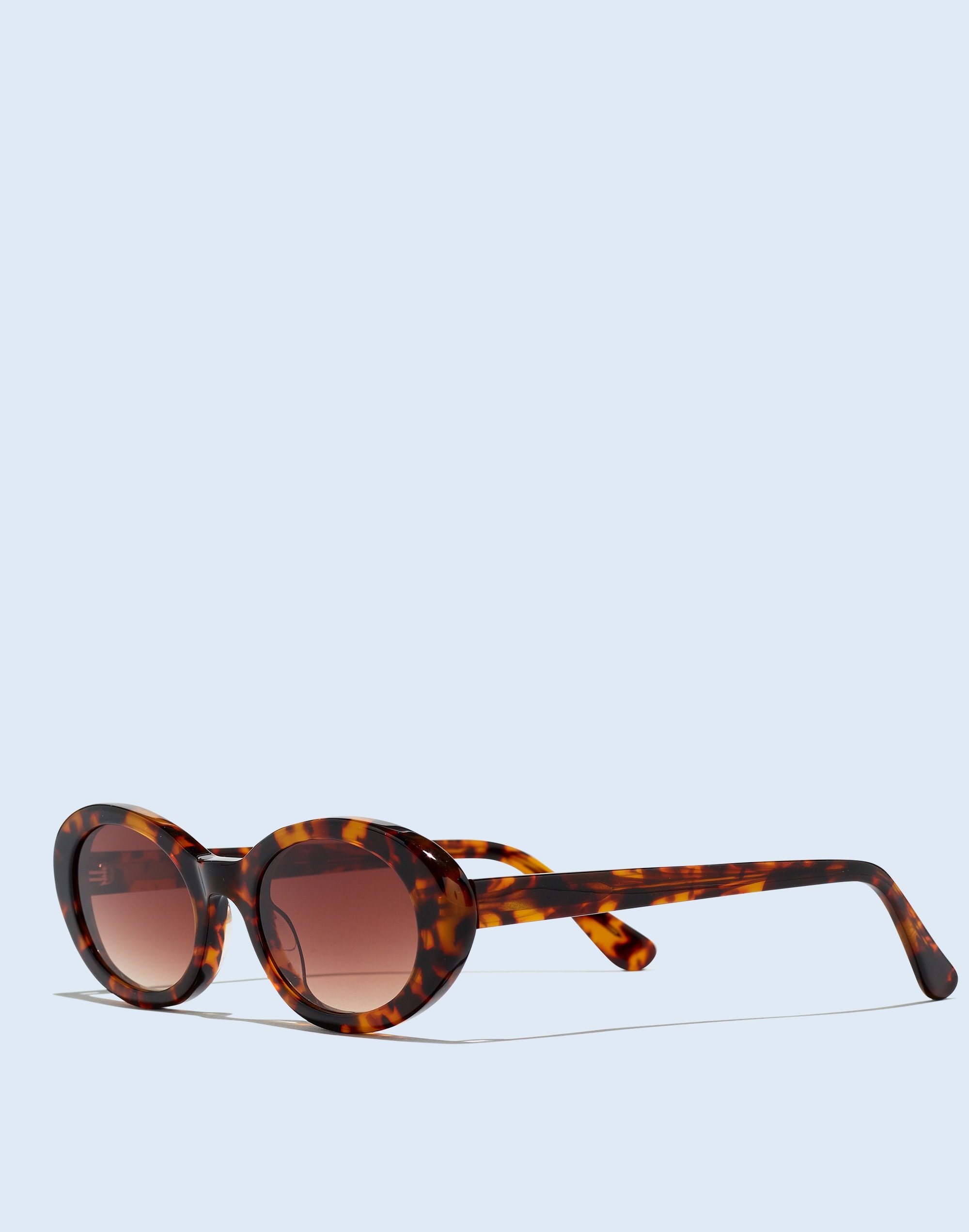 Mw Russell Oval Sunglasses In Afterglow Red Tort
