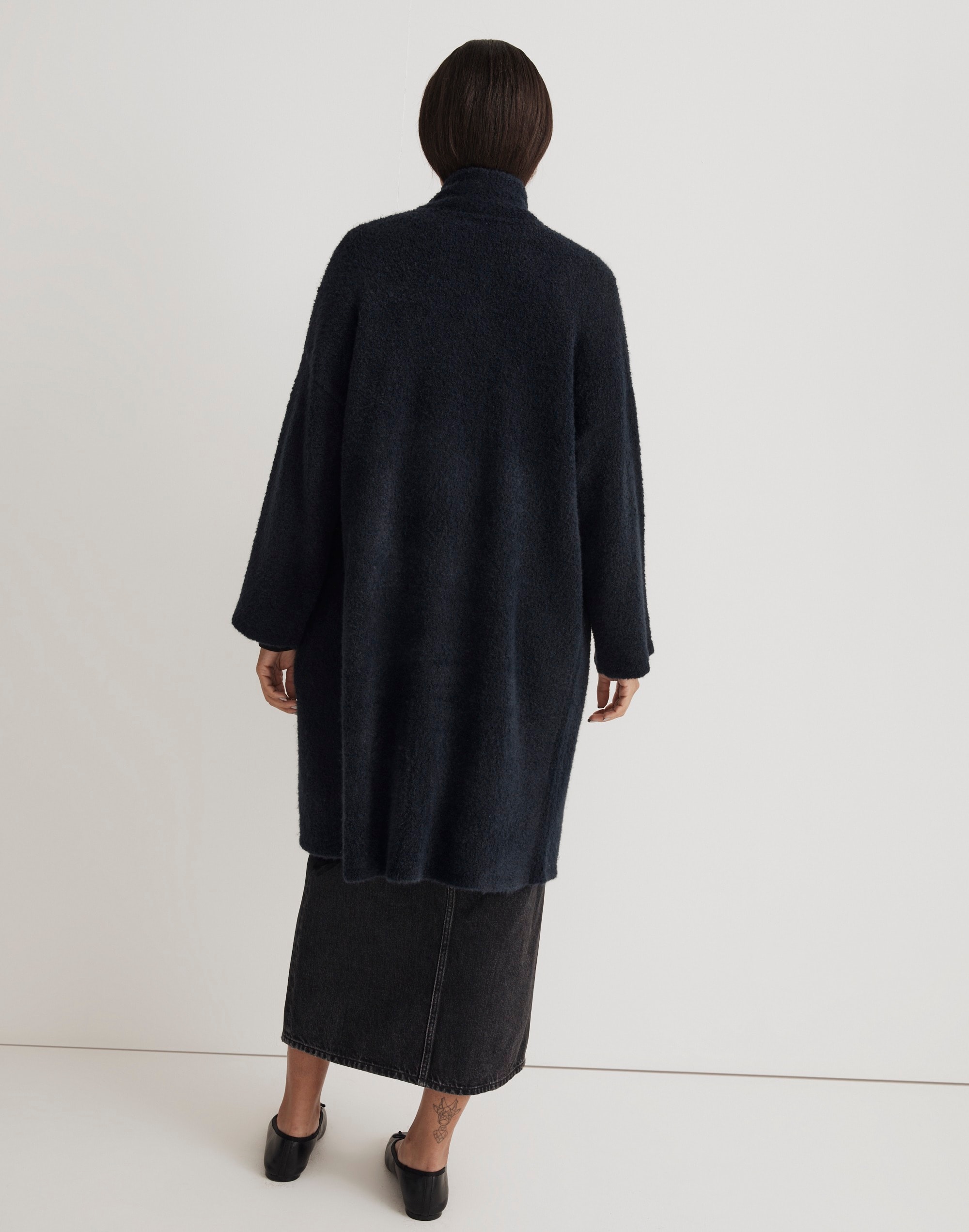 Shawl-Collar Cardigan Sweater