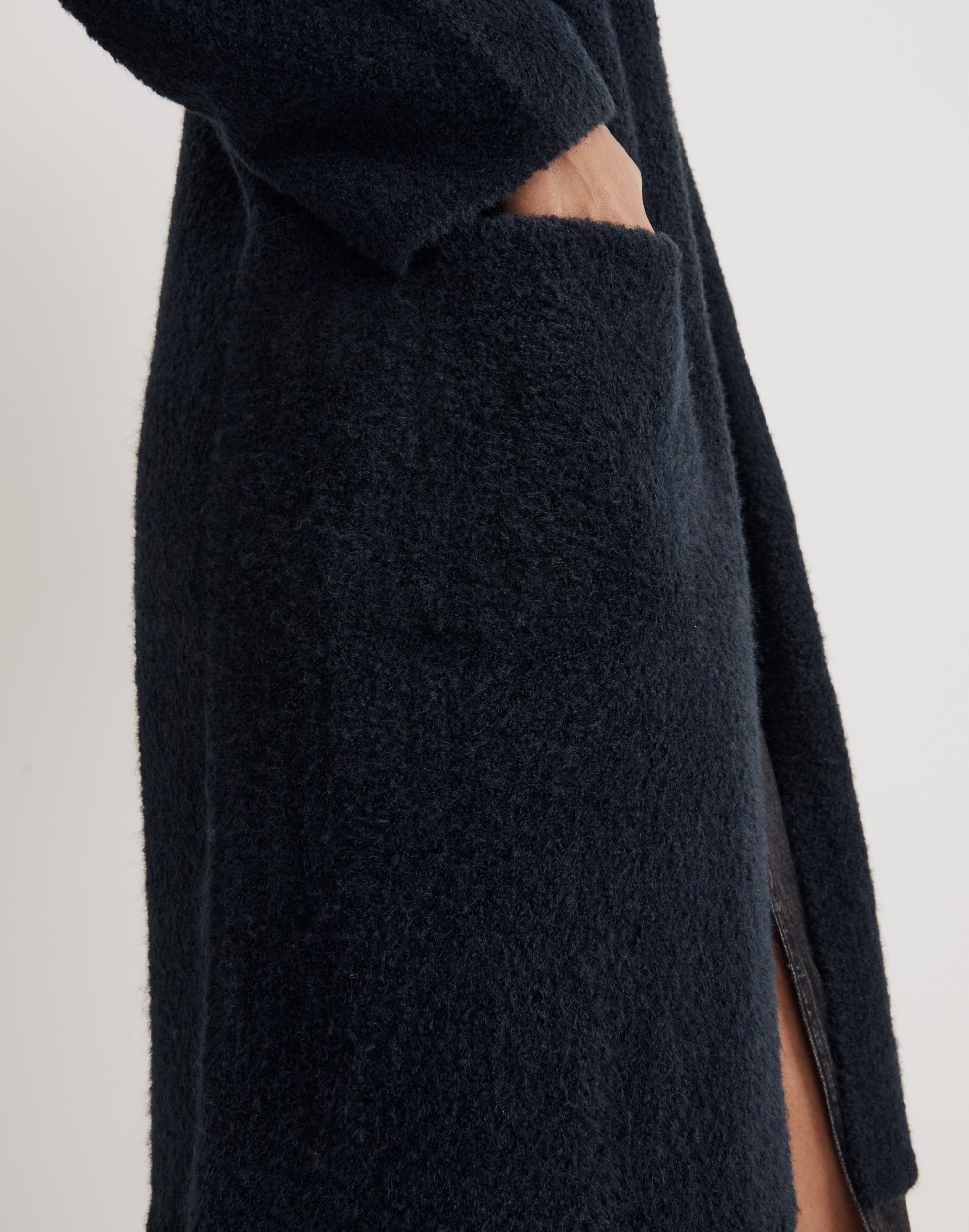 Shawl-Collar Cardigan Sweater