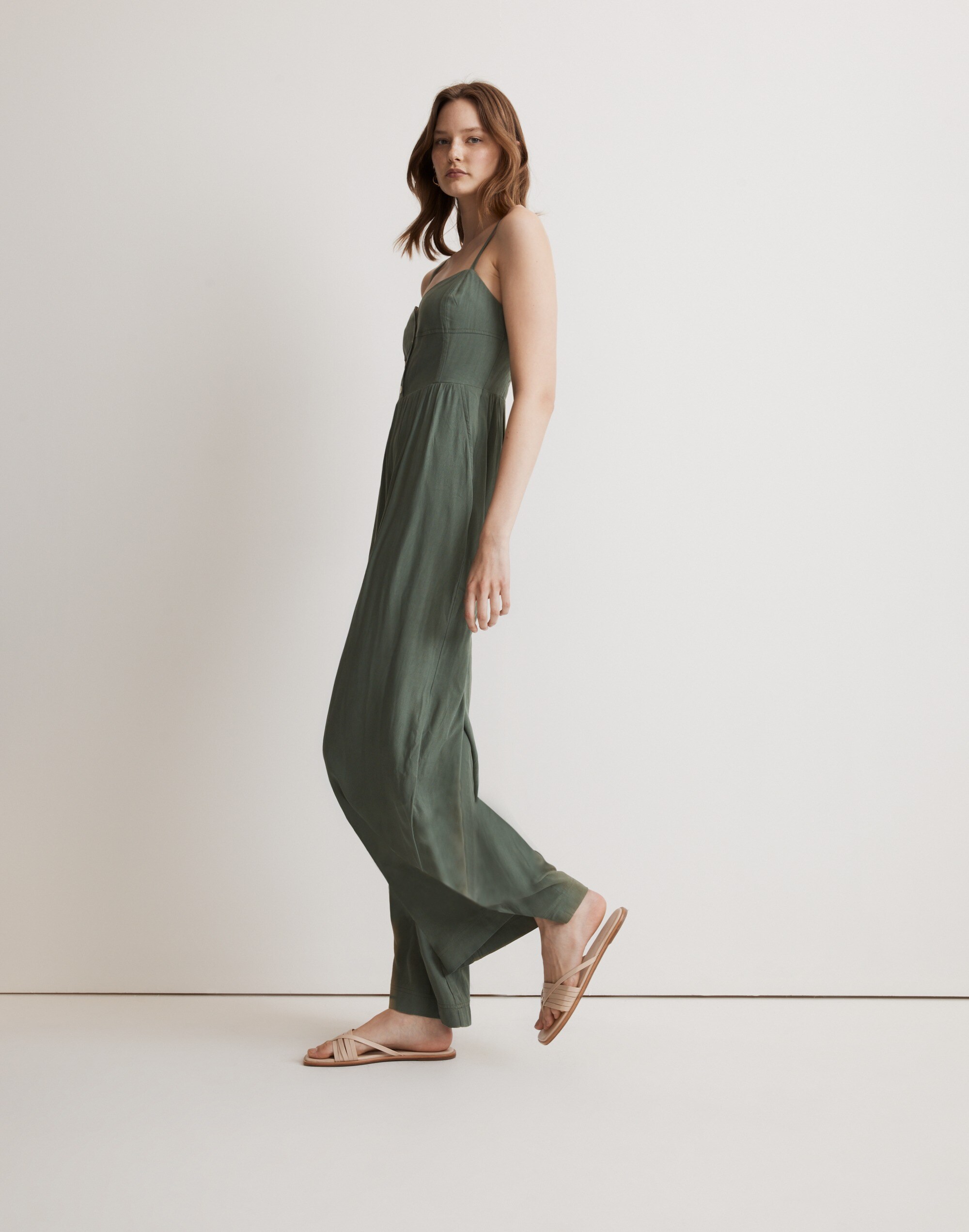 Sleeveless Wide-Leg Jumpsuit