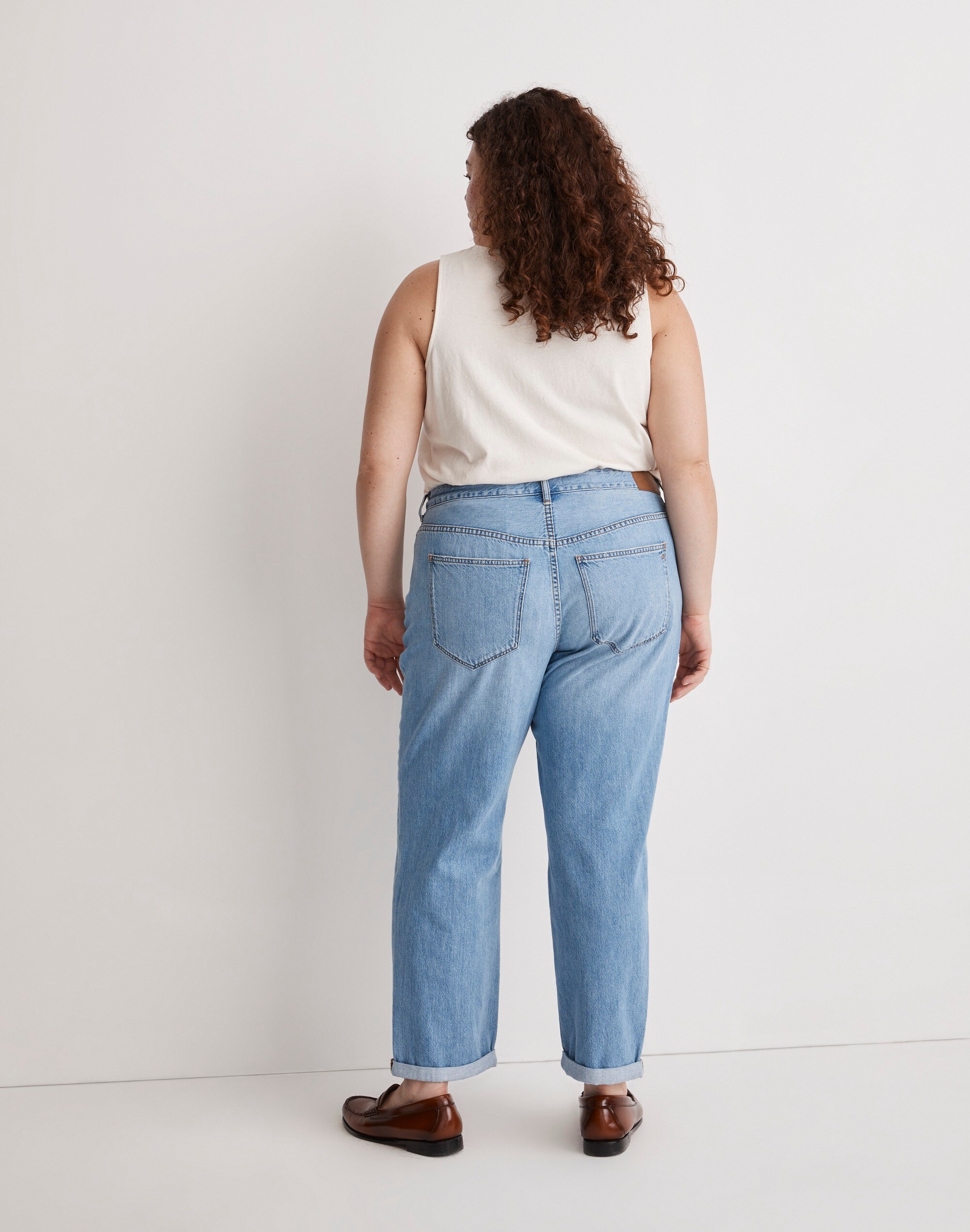 The Plus Slouchy Boyjean in Rubyvale Wash