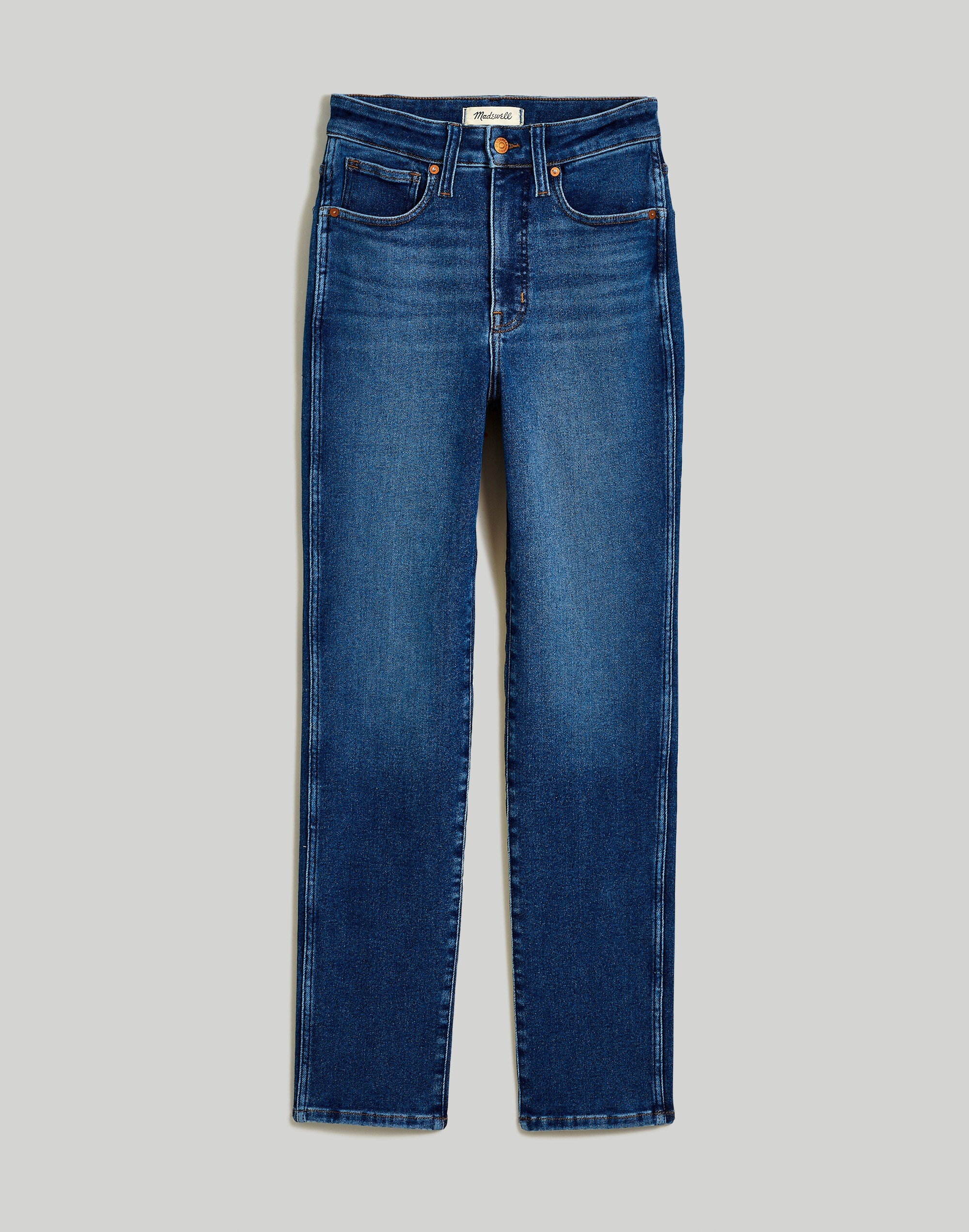 Plus Curvy High-Rise Stovepipe Jeans in Auraria Wash