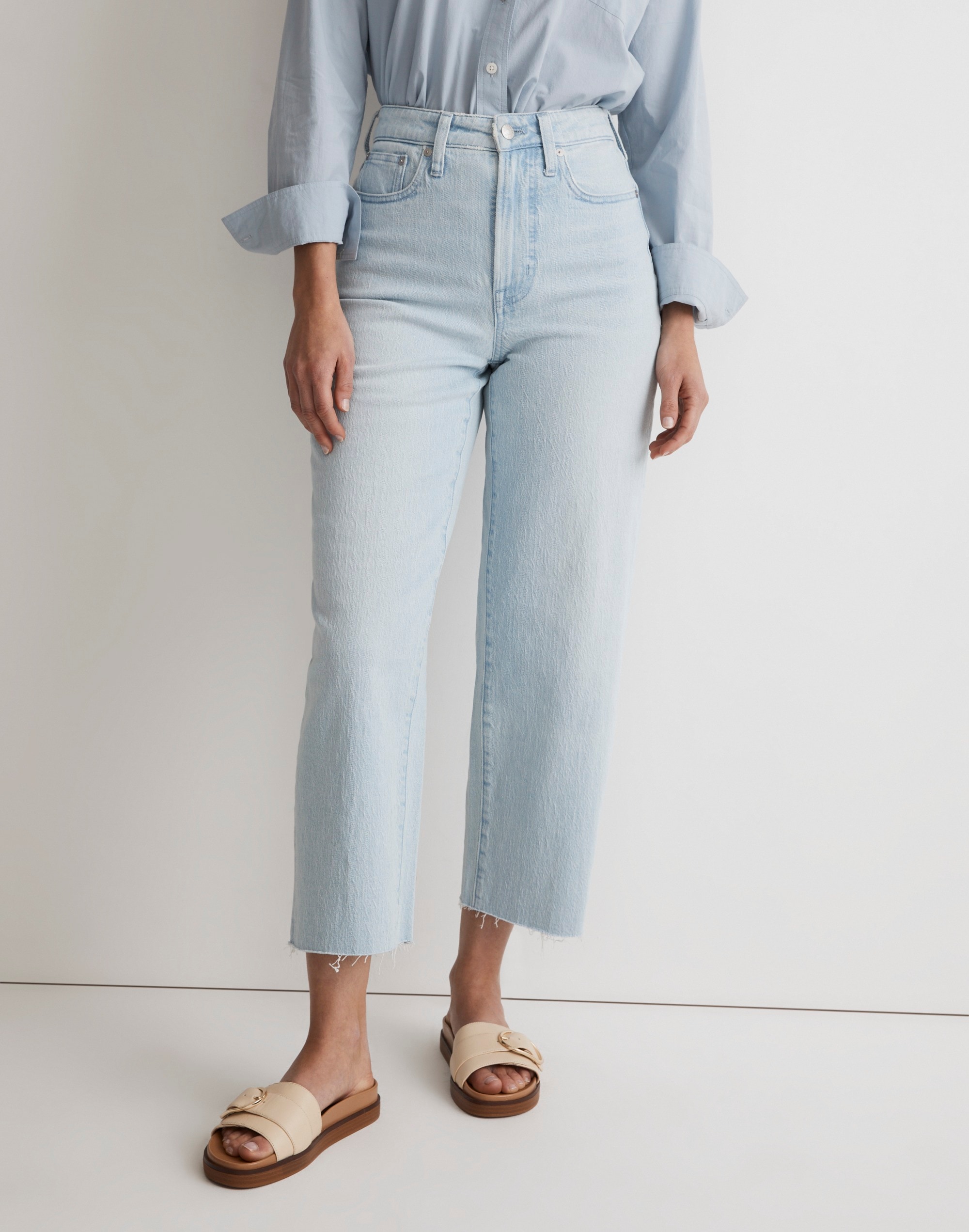 The Curvy Perfect Vintage Wide-Leg Crop Jean
