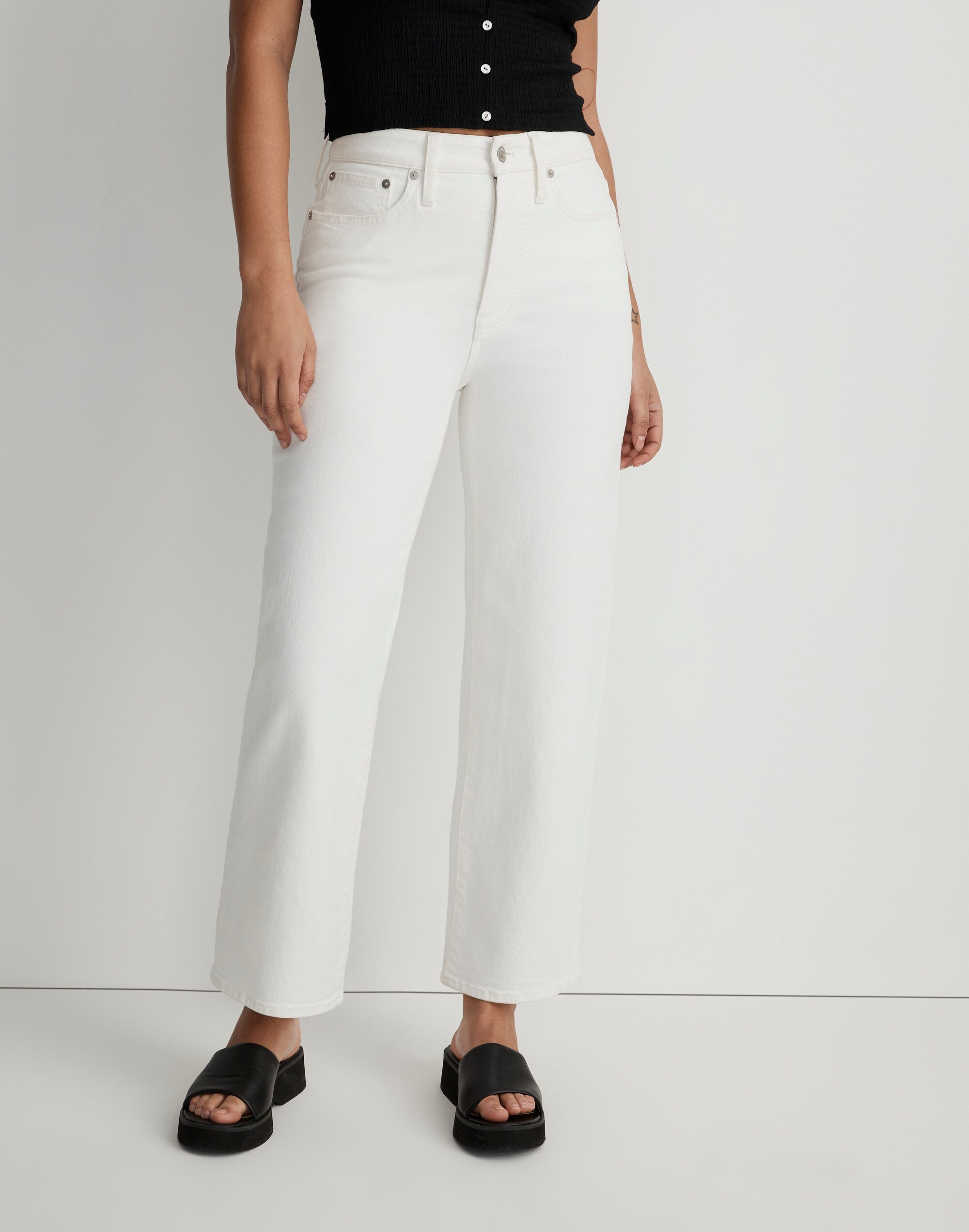 The Curvy Perfect Vintage Wide-Leg Crop Jean