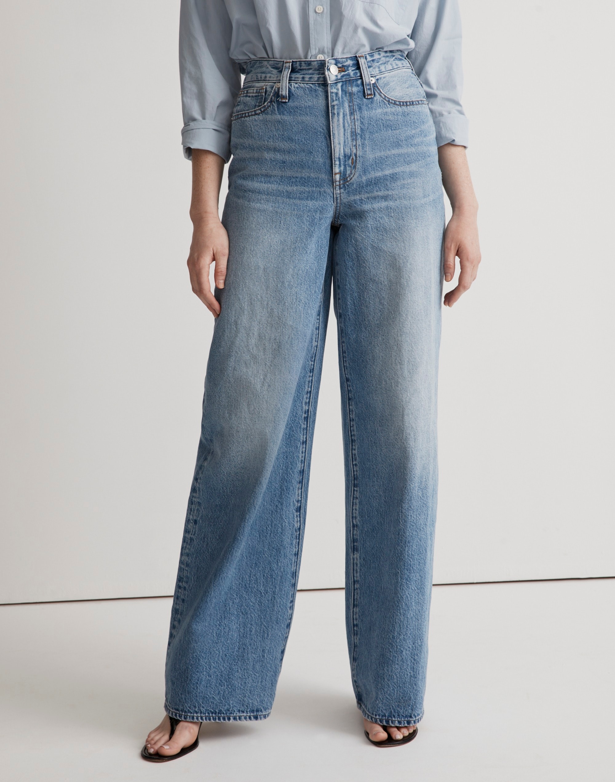 Curvy Superwide-Leg Jeans