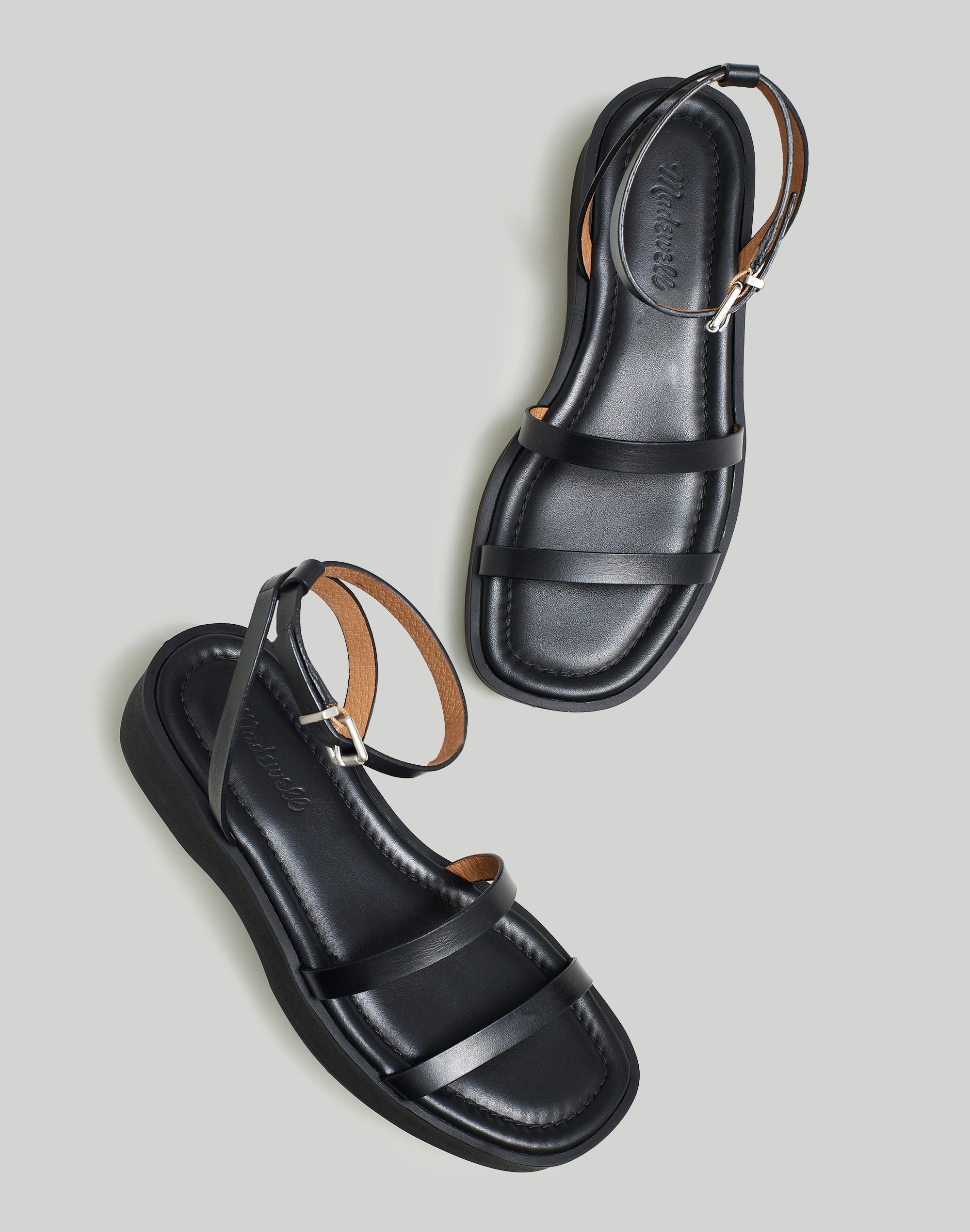 The Double-Strap Platform Sandal