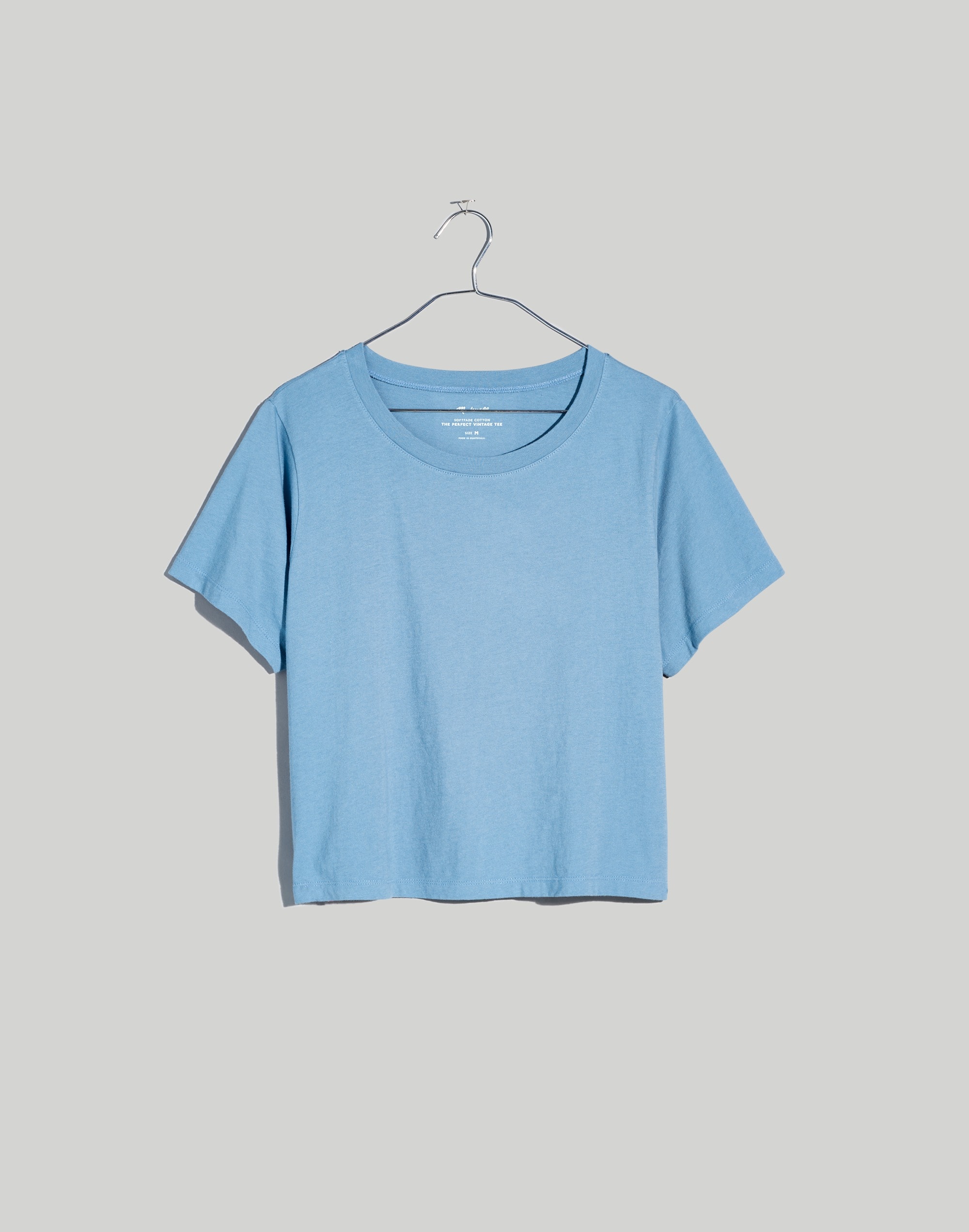 Plus Softfade Cotton Boxy-Crop Tee