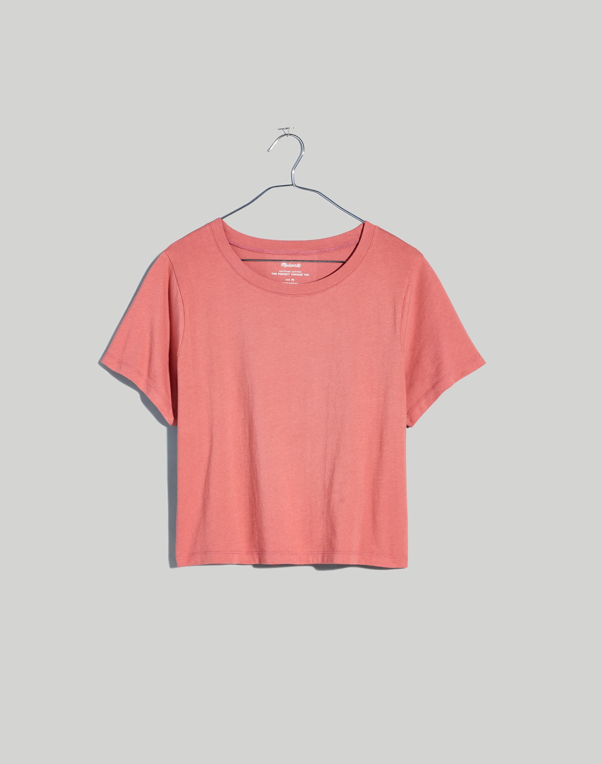 Plus Softfade Cotton Boxy-Crop Tee