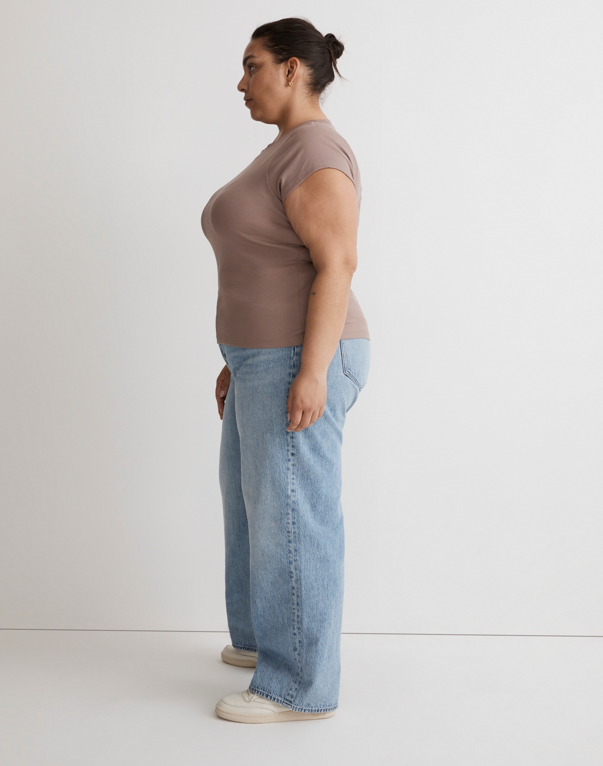 Plus Supima&reg; Rib Tee