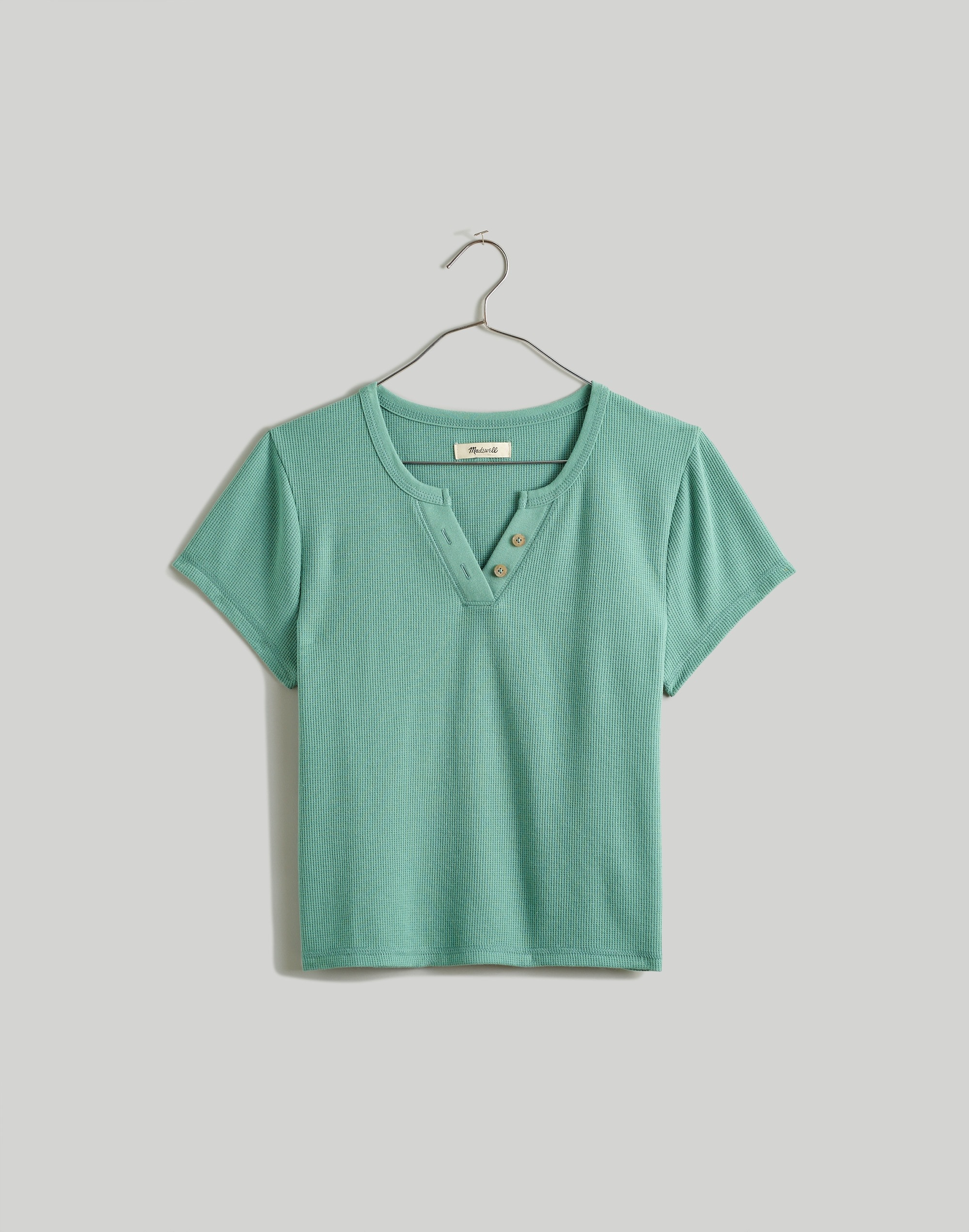 Plus Split-Neck Henley Tee