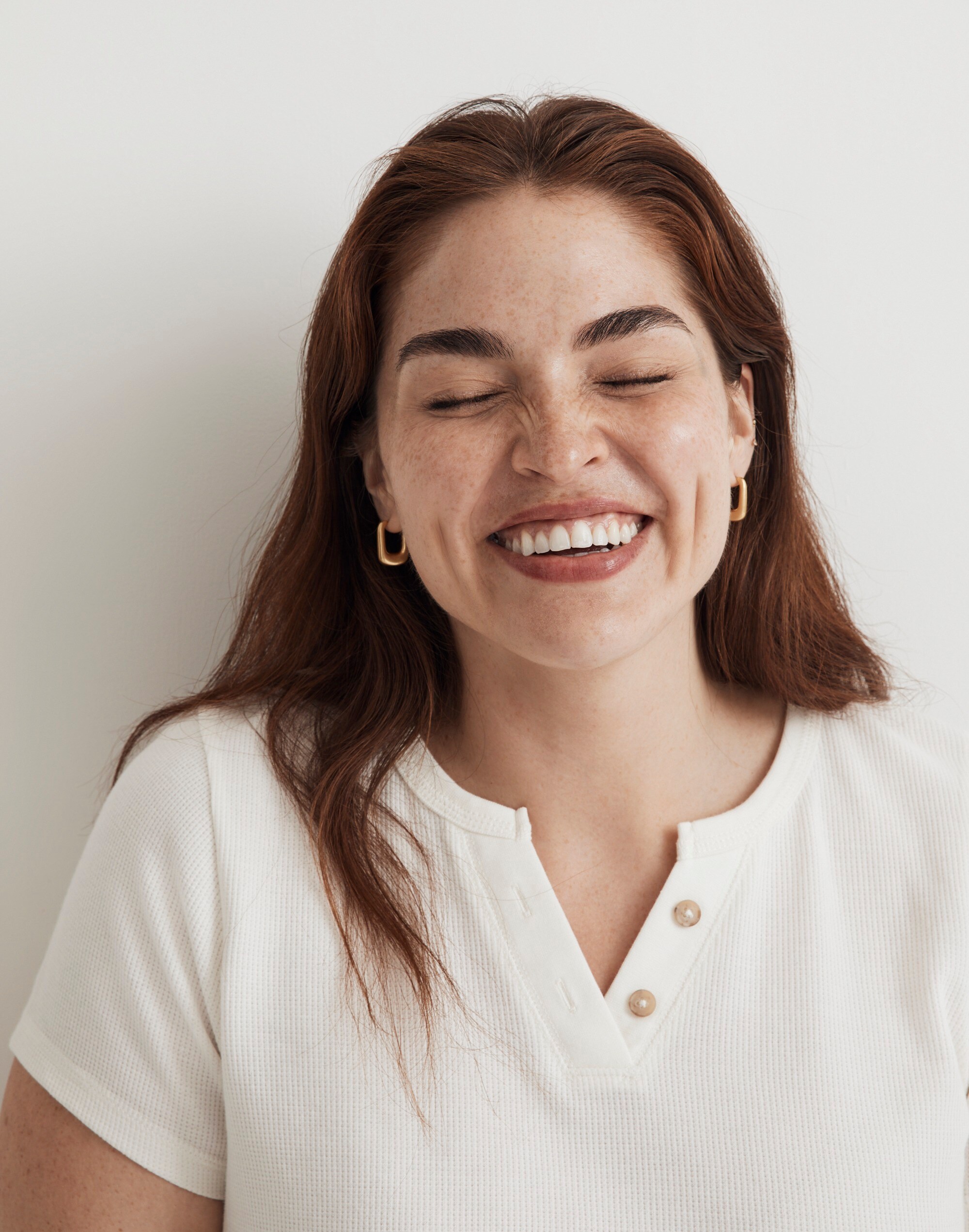 Plus Split-Neck Henley Tee