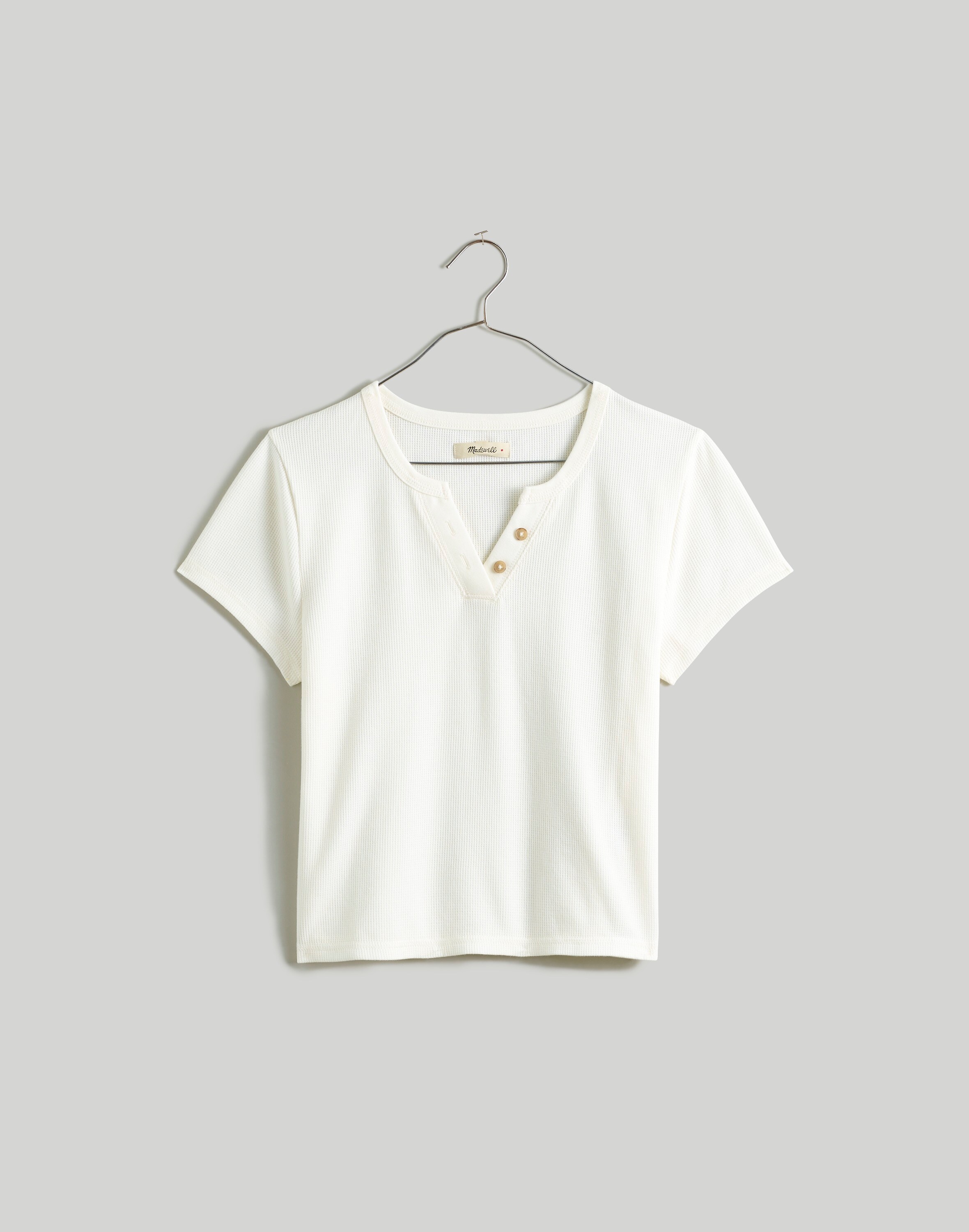 Plus Split-Neck Henley Tee