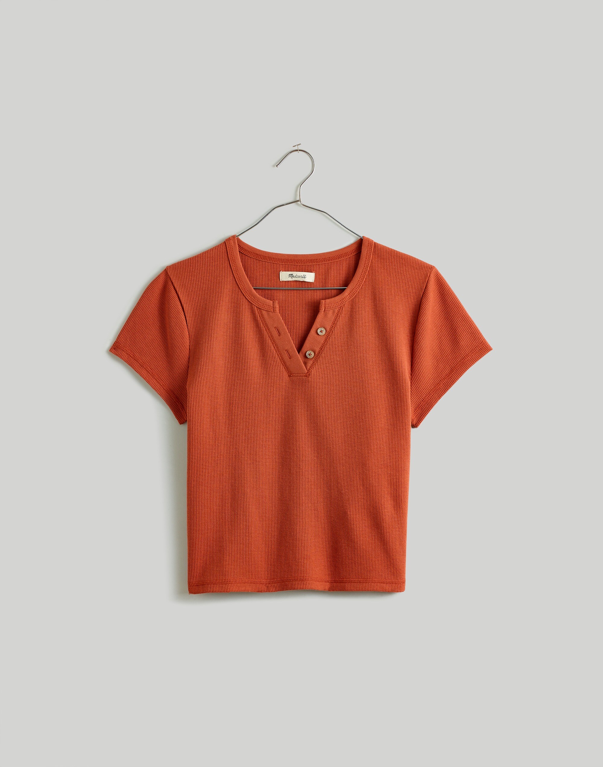 Plus Split-Neck Henley Tee