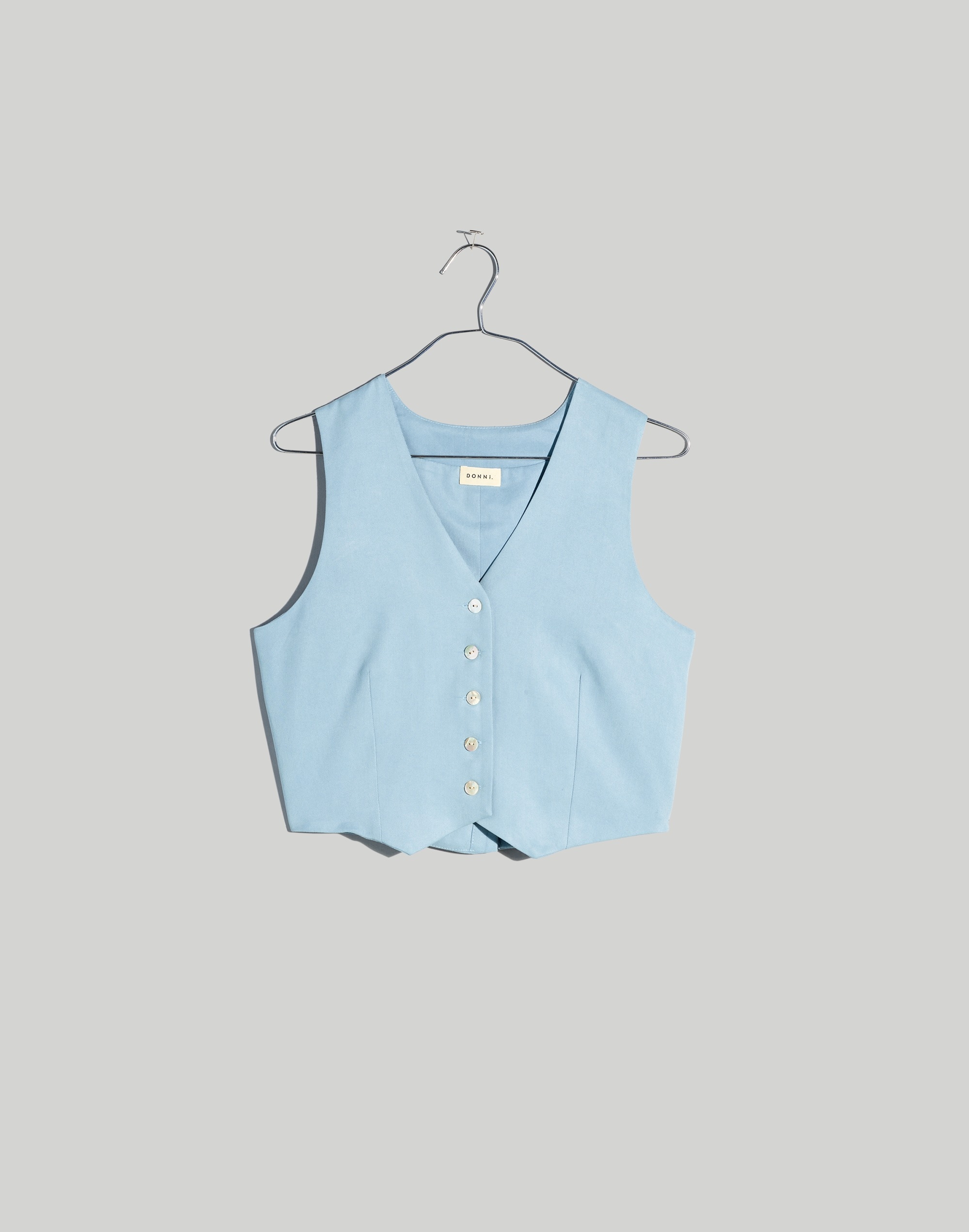 donni crop vest
