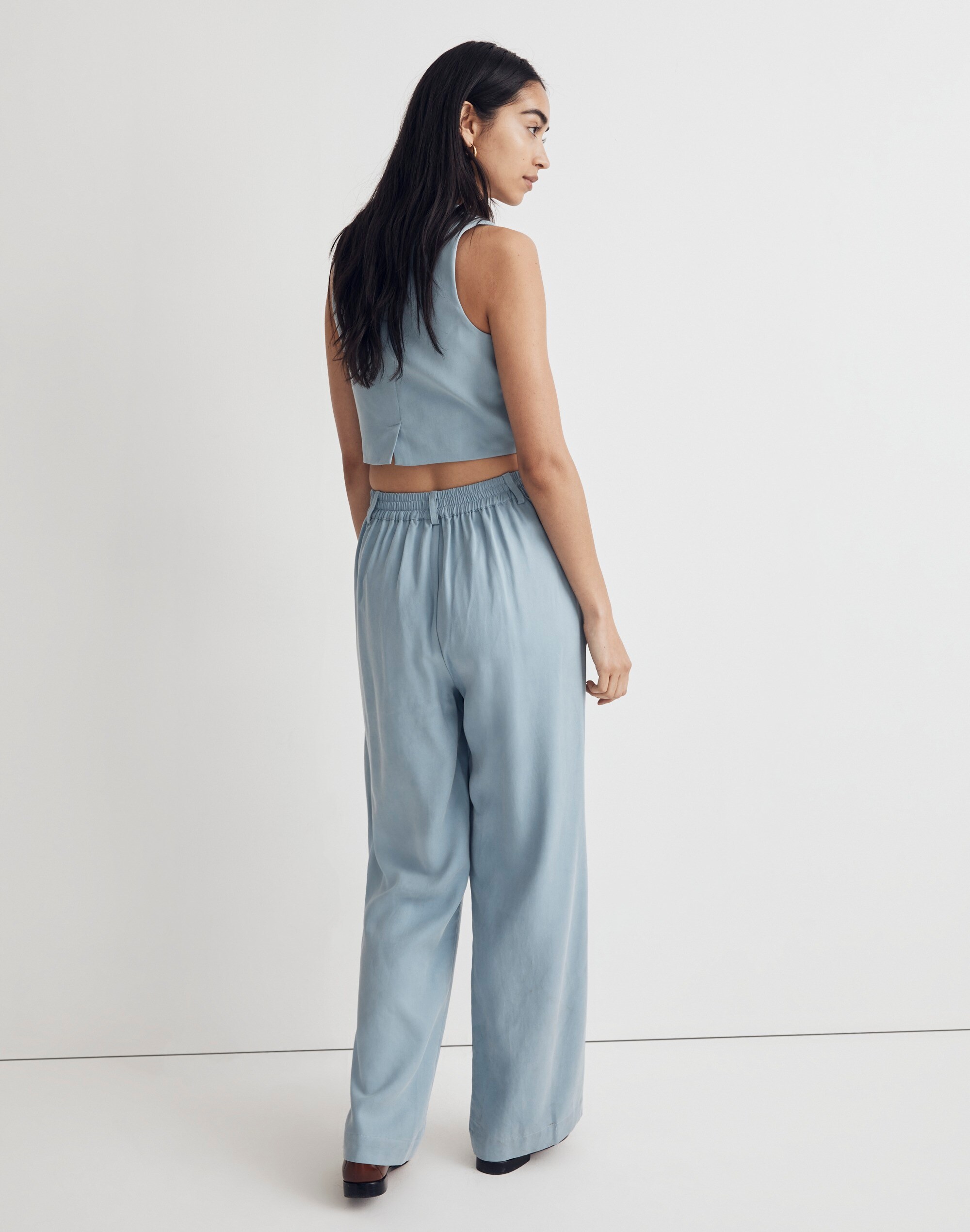 Donni Twill Pleated Pants