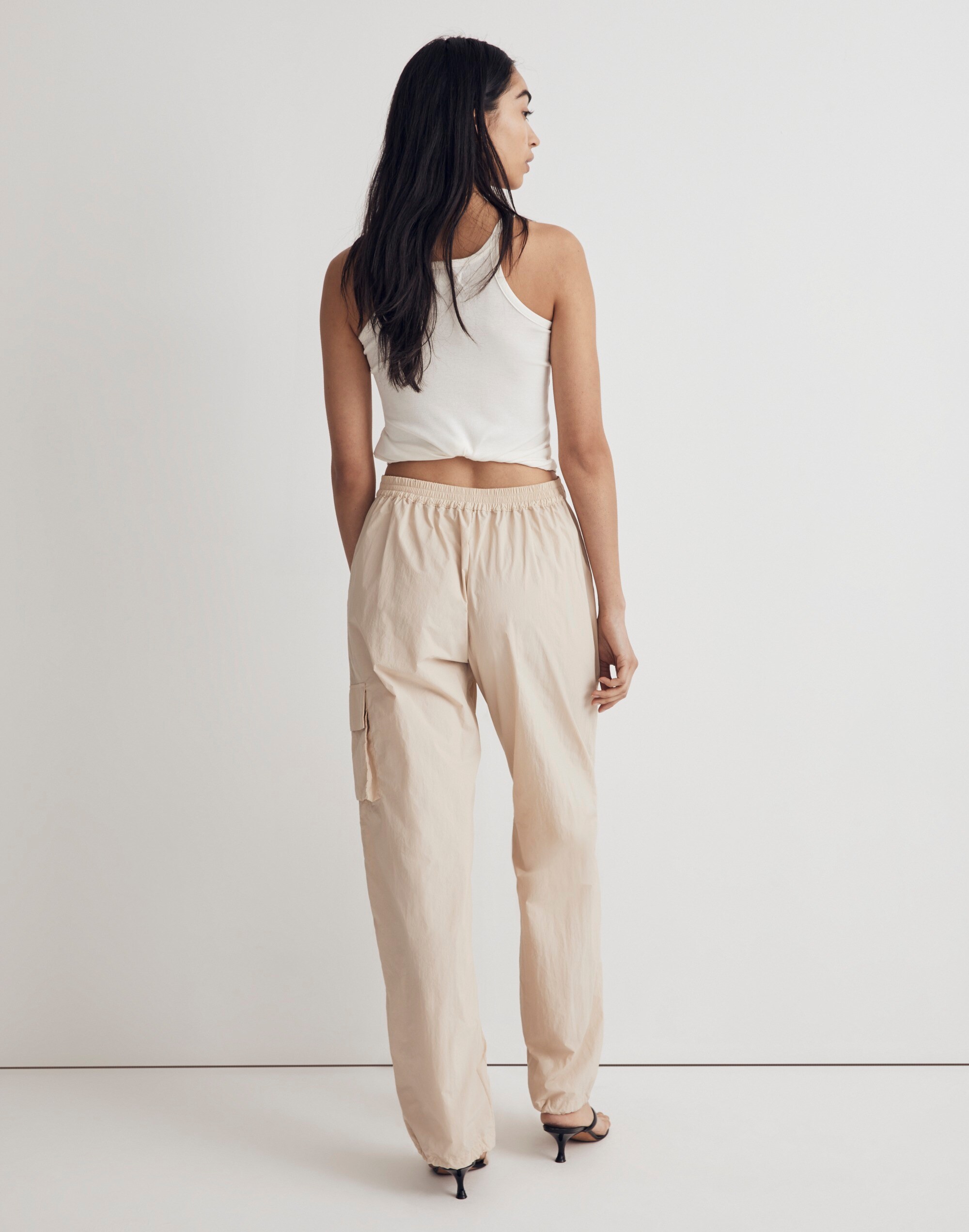 Donni Nylon Cargo Pants