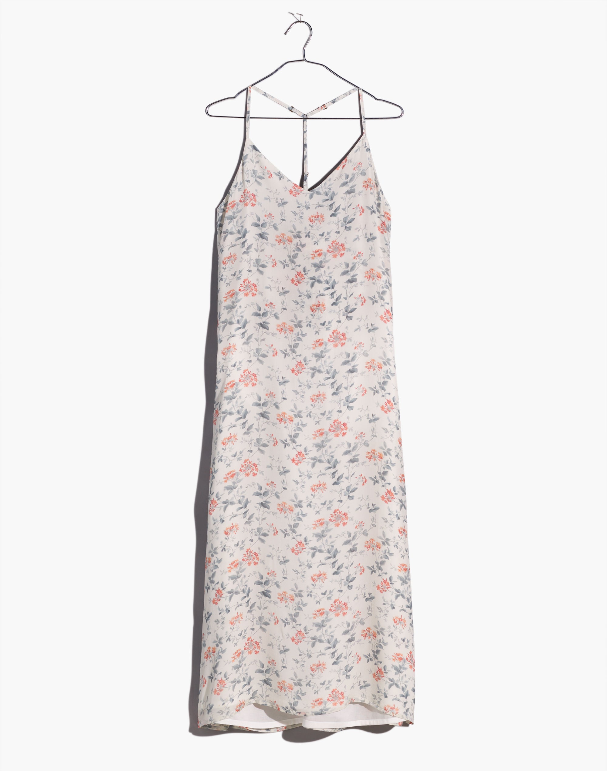 Madewell x Reistor Floral Slip Maxi Dress