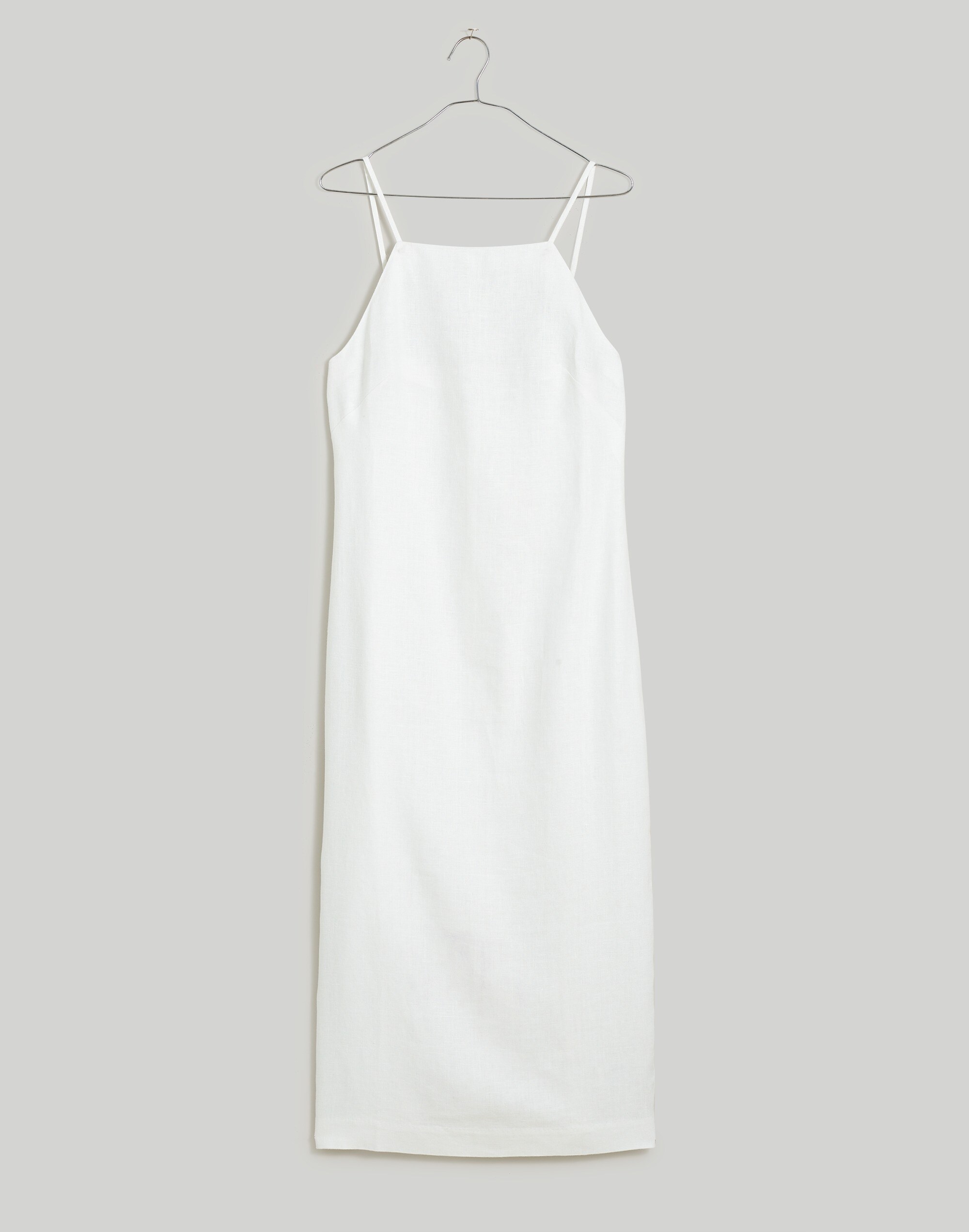 Plus Goldie Midi Slip Dress in 100% Linen