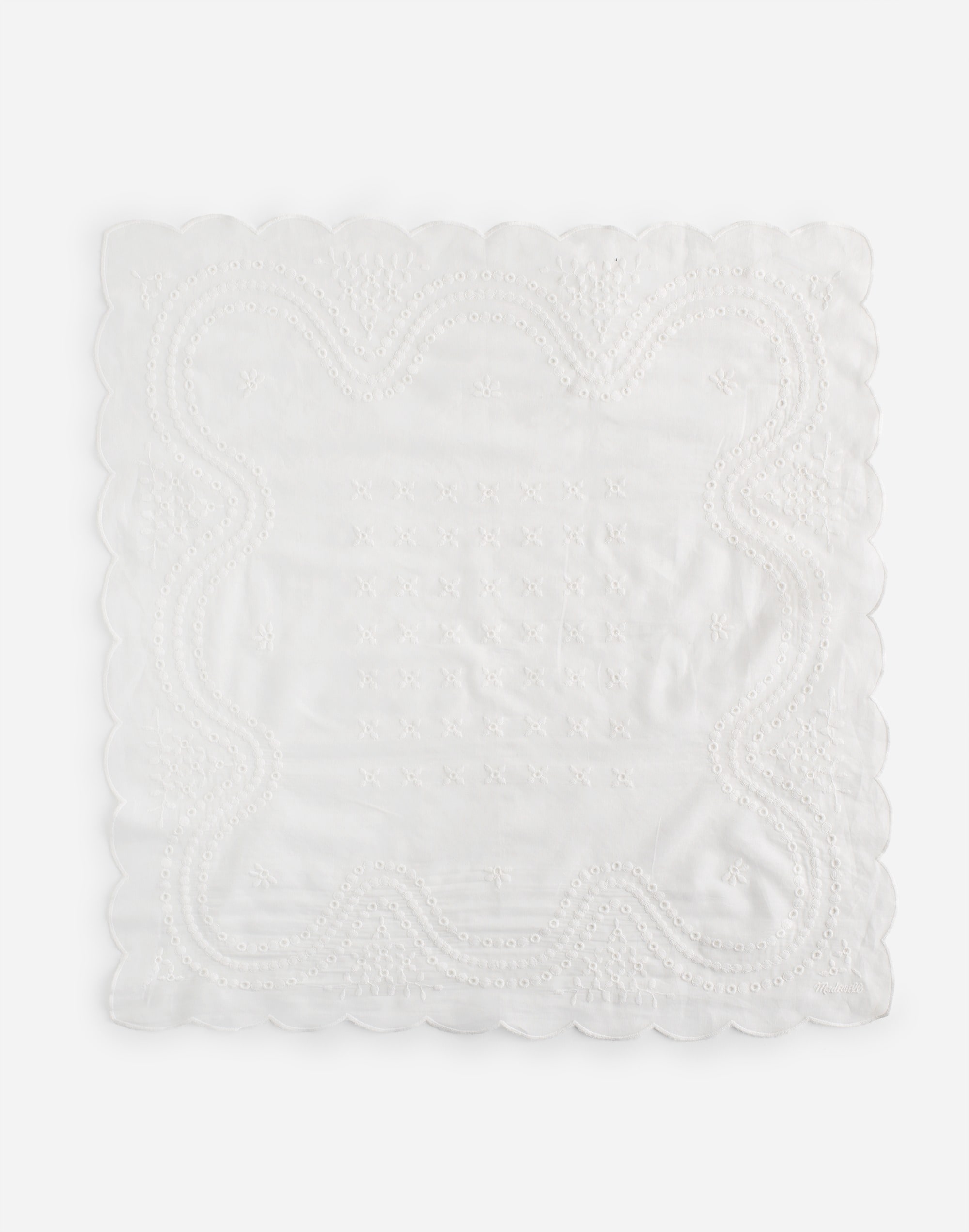 Organic Cotton Eyelet Bandana