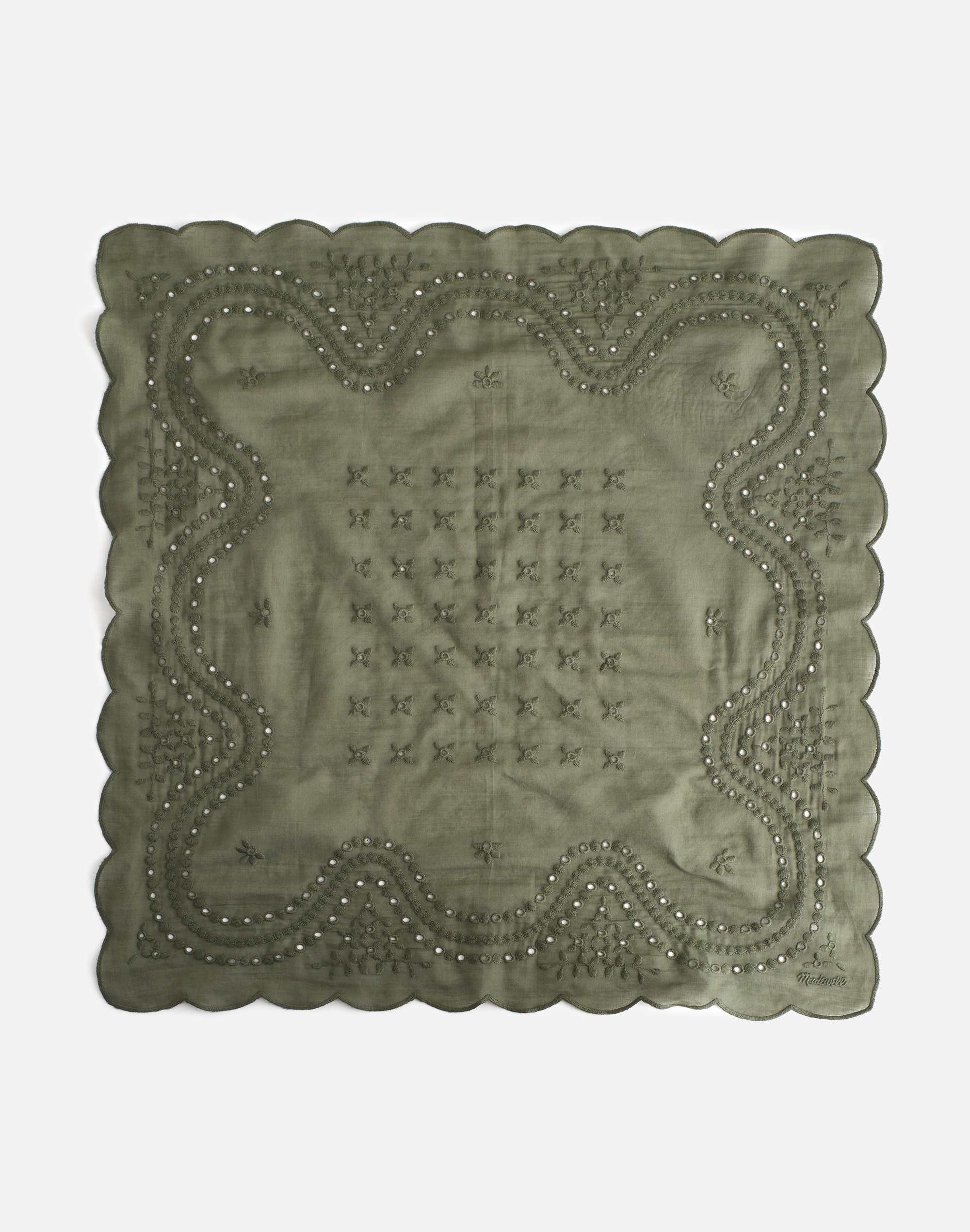 Organic Cotton Eyelet Bandana