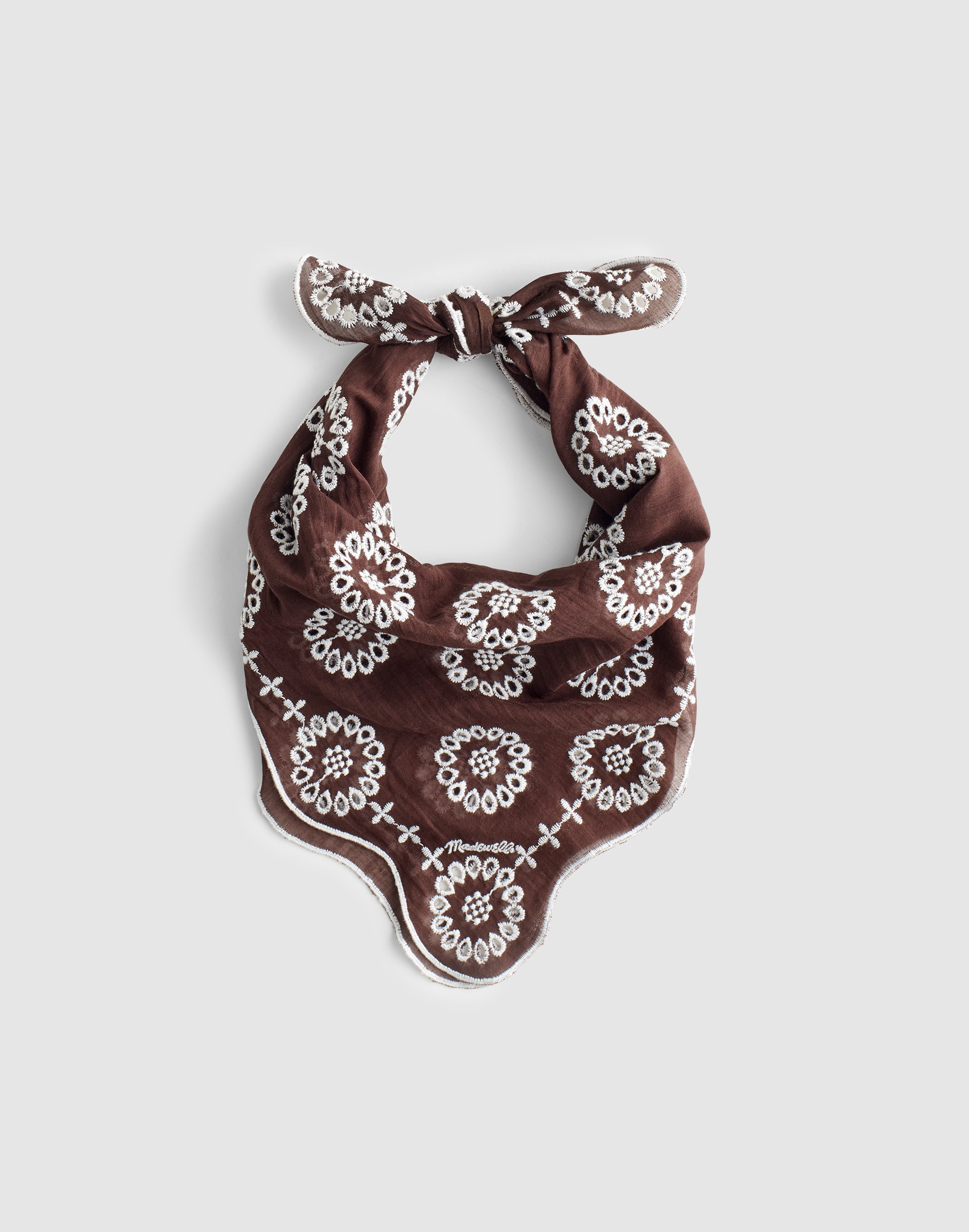Organic Cotton Eyelet Bandana