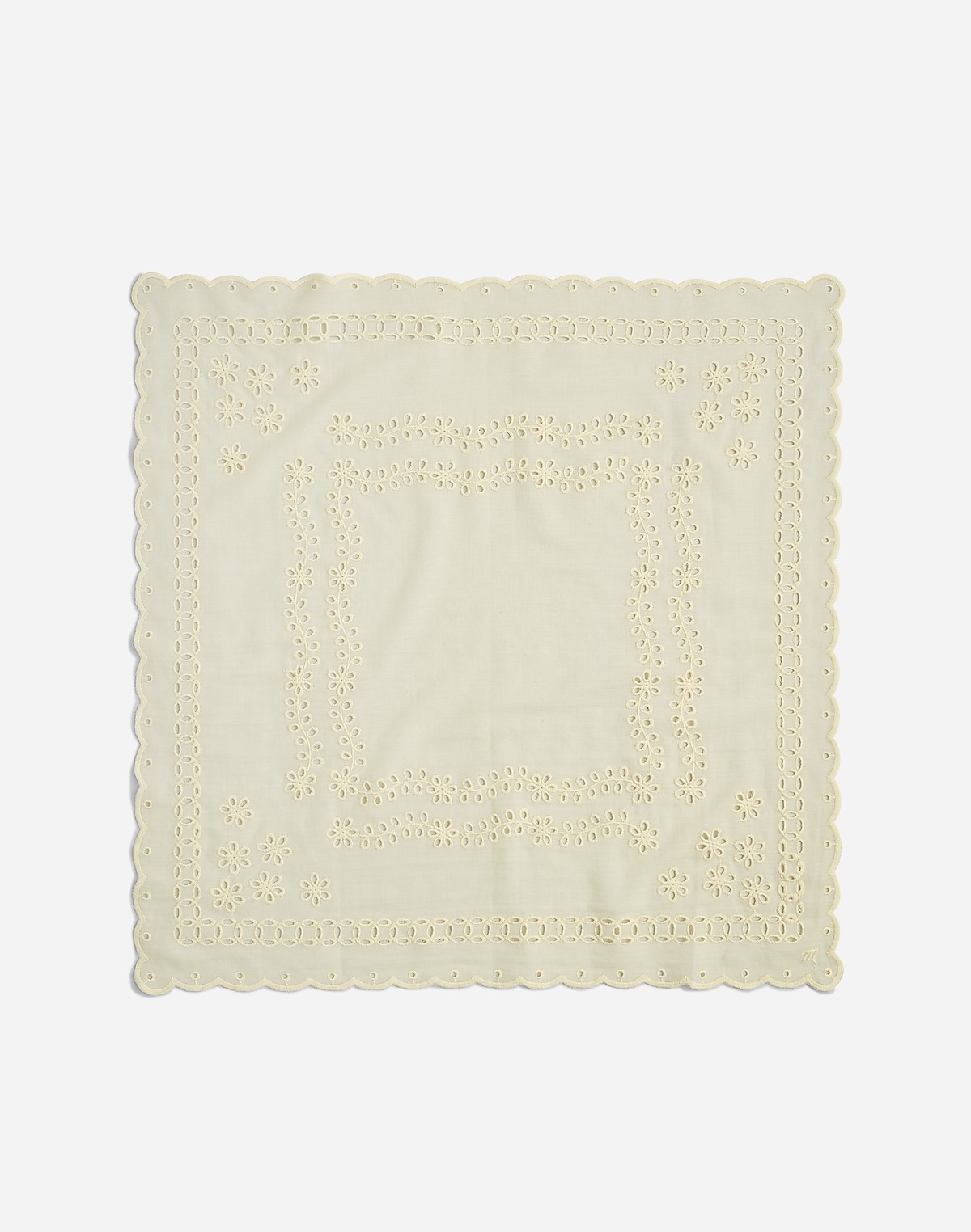 Organic Cotton Eyelet Bandana