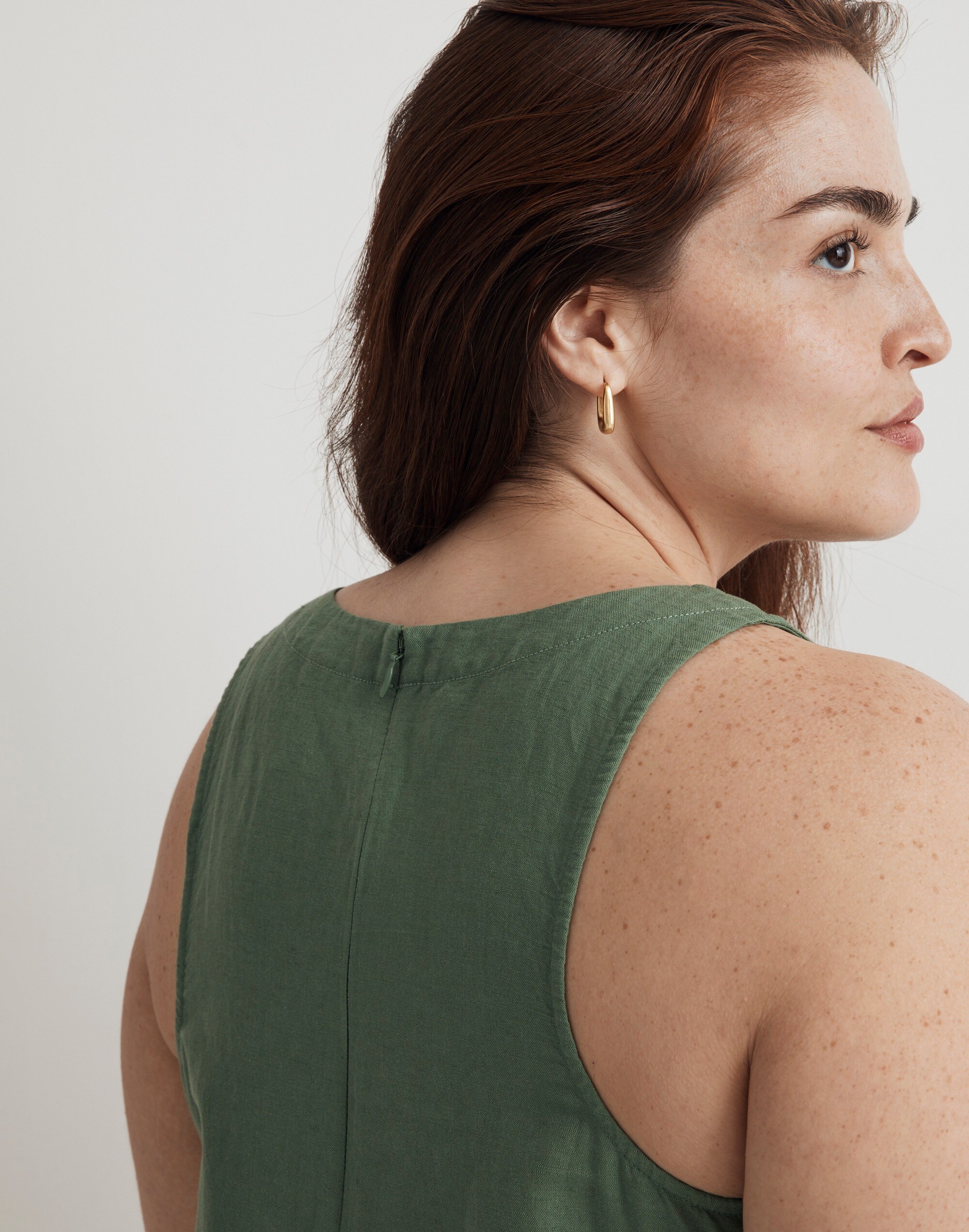 Plus Cutaway Tank Mini Dress