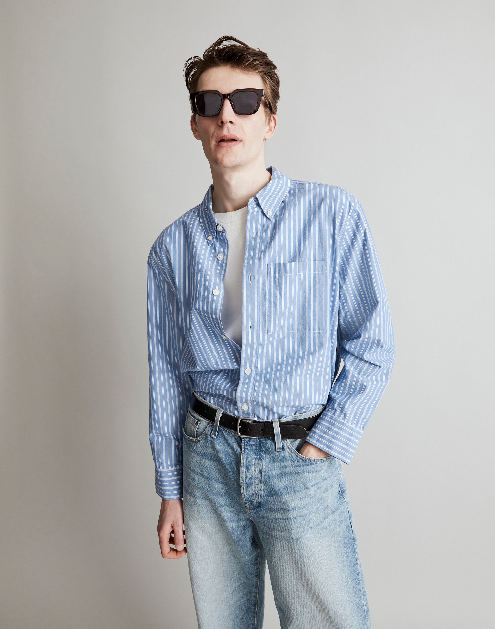 Poplin Easy Long-Sleeve Shirt