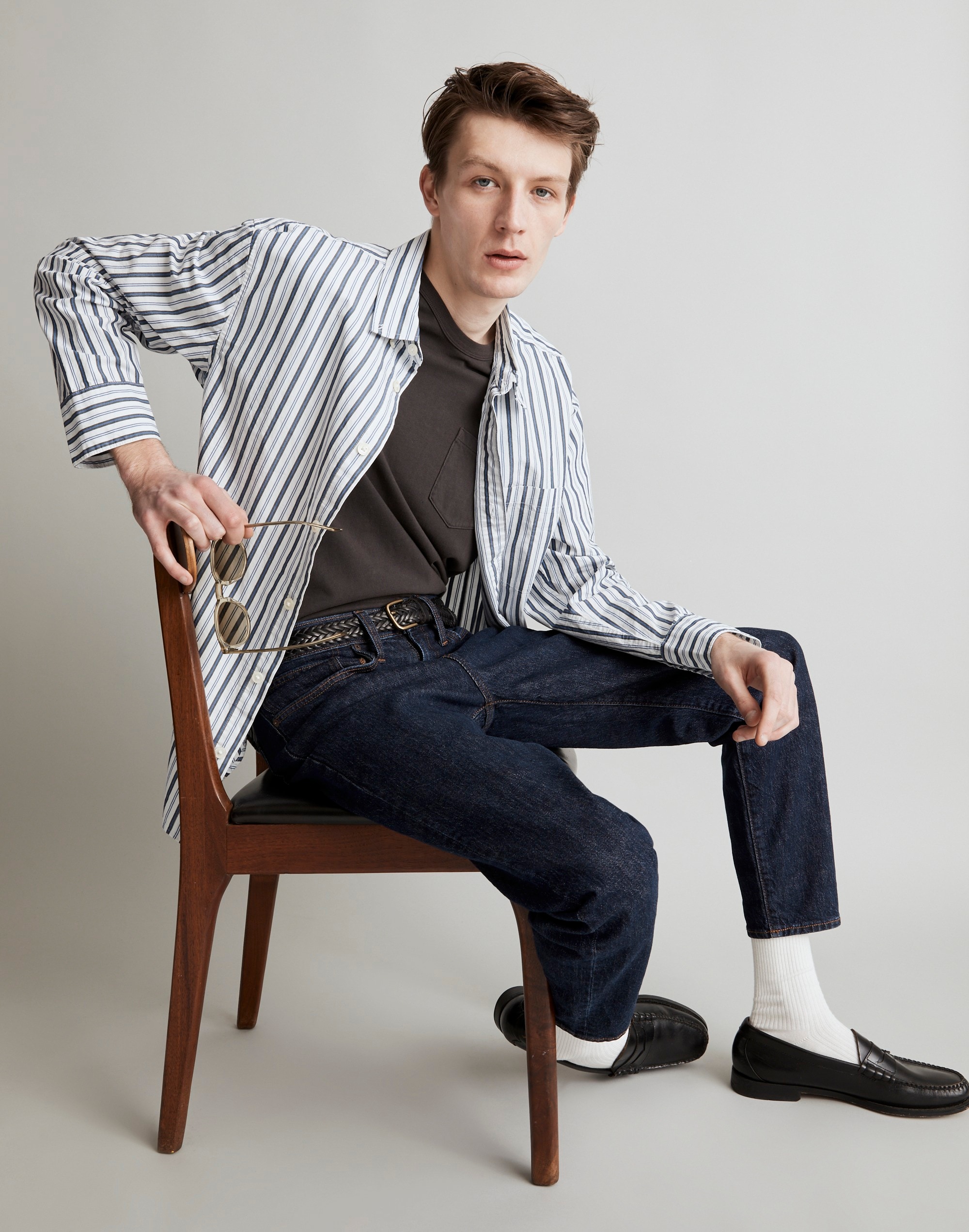 Poplin Easy Long-Sleeve Shirt