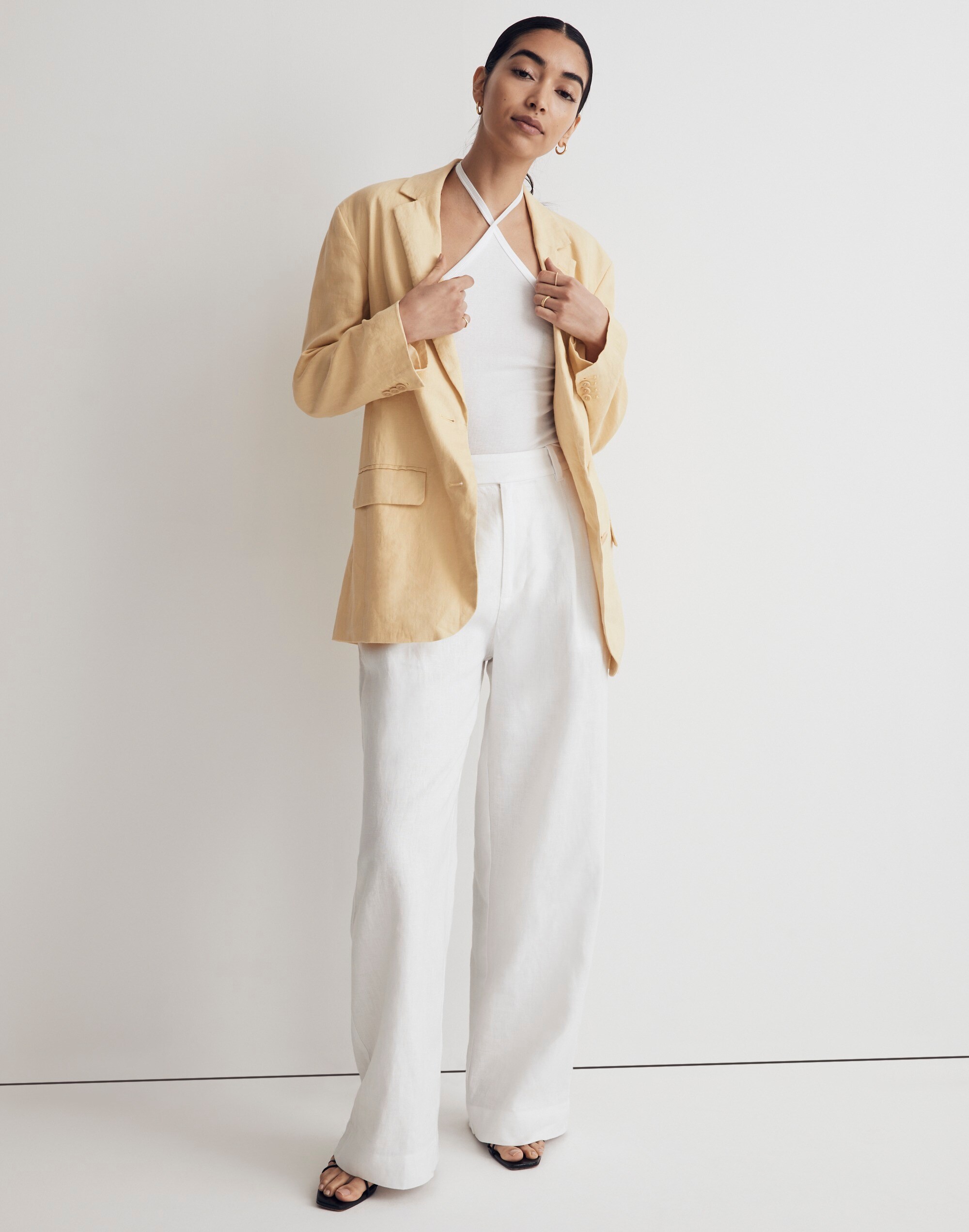 The Oversized Blazer in 100% Linen