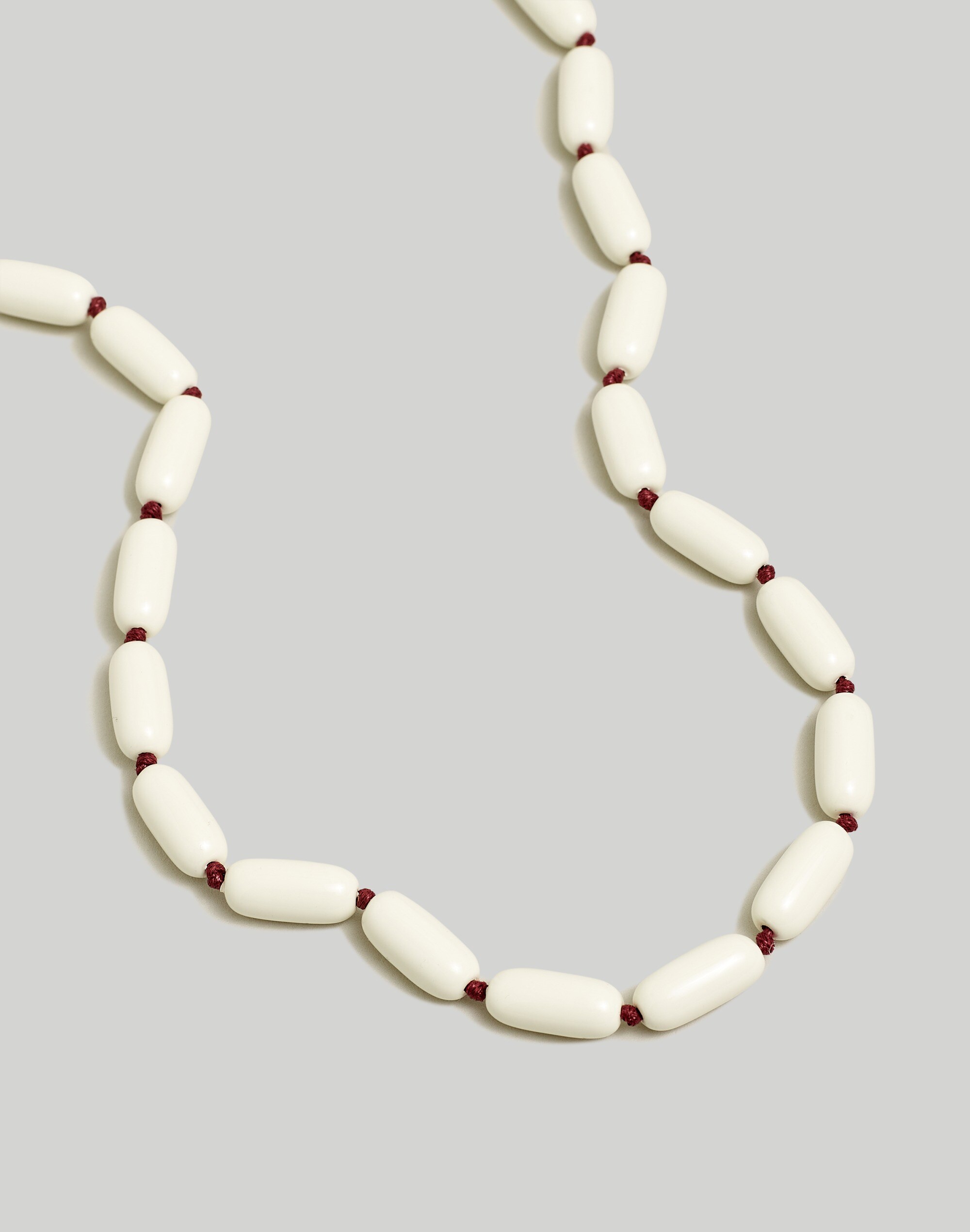 Enamel Beaded Necklace