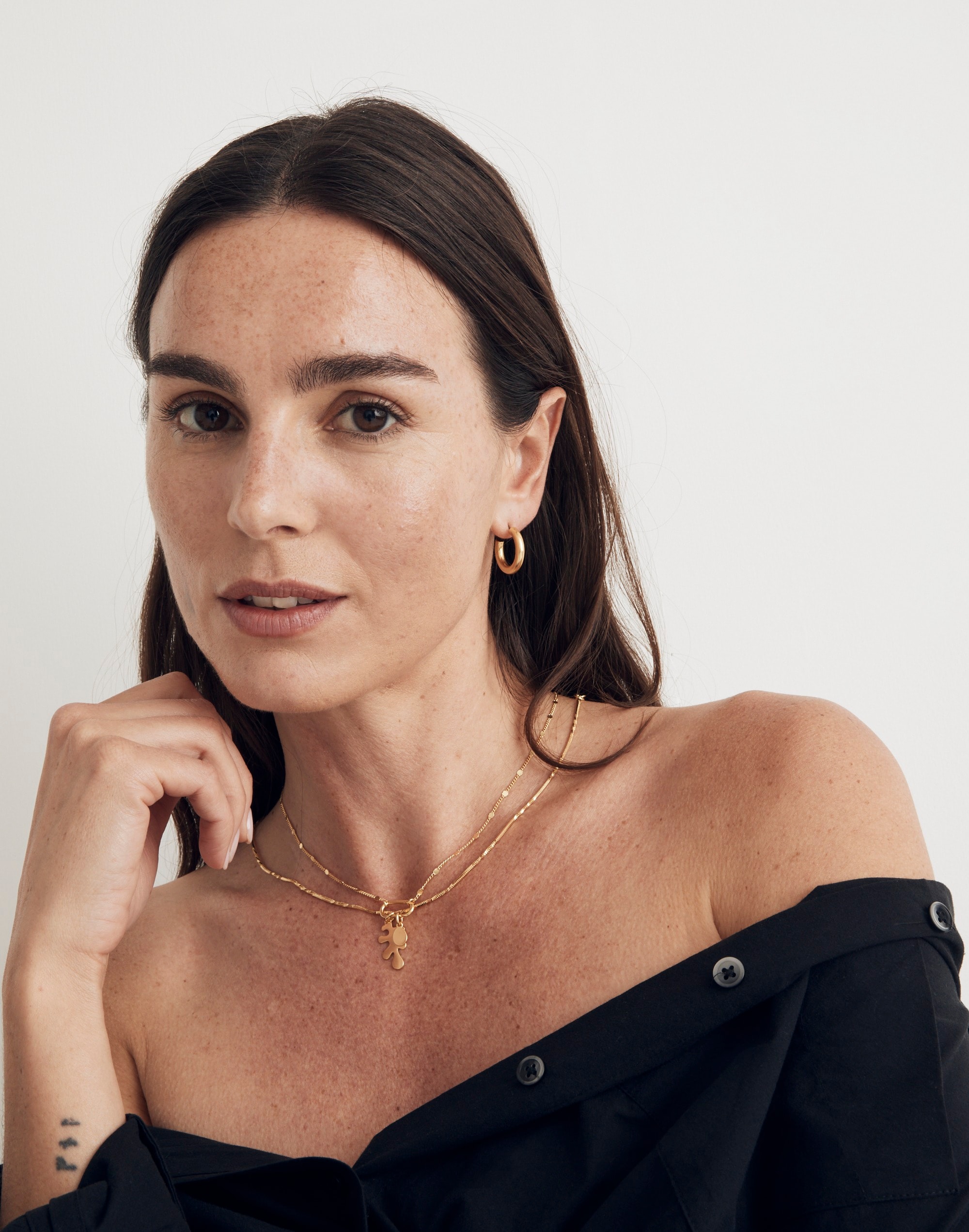 Two-Piece Abstract Pendant Necklace Set