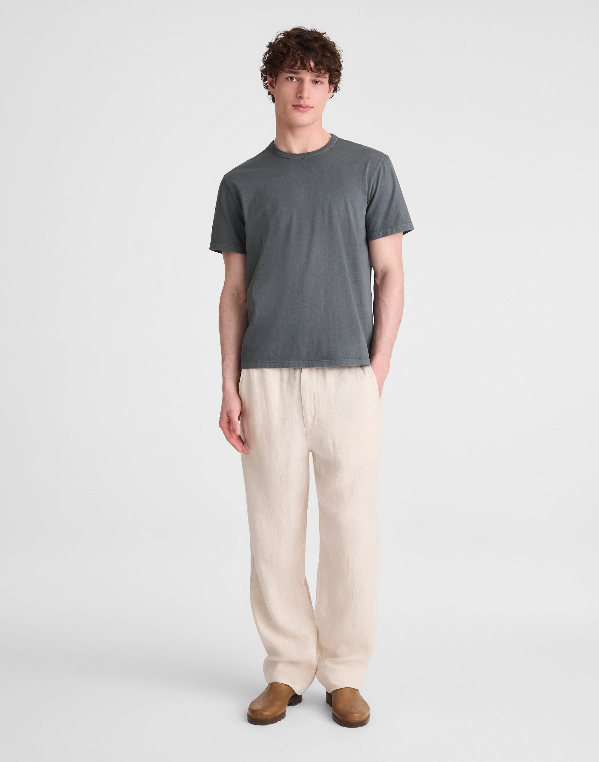 Garment-Dyed Allday Crewneck Tee