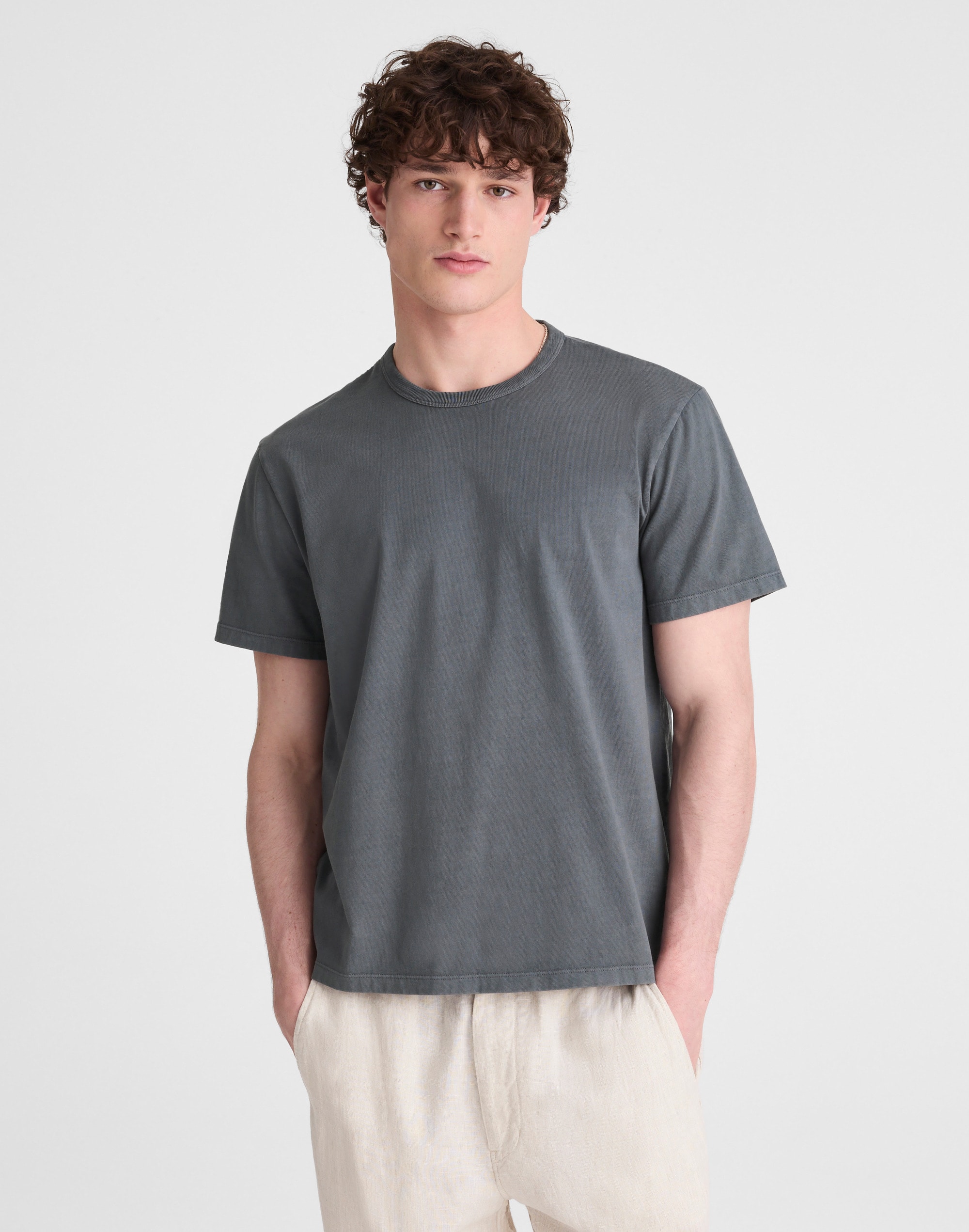 Garment-Dyed Allday Crewneck Tee